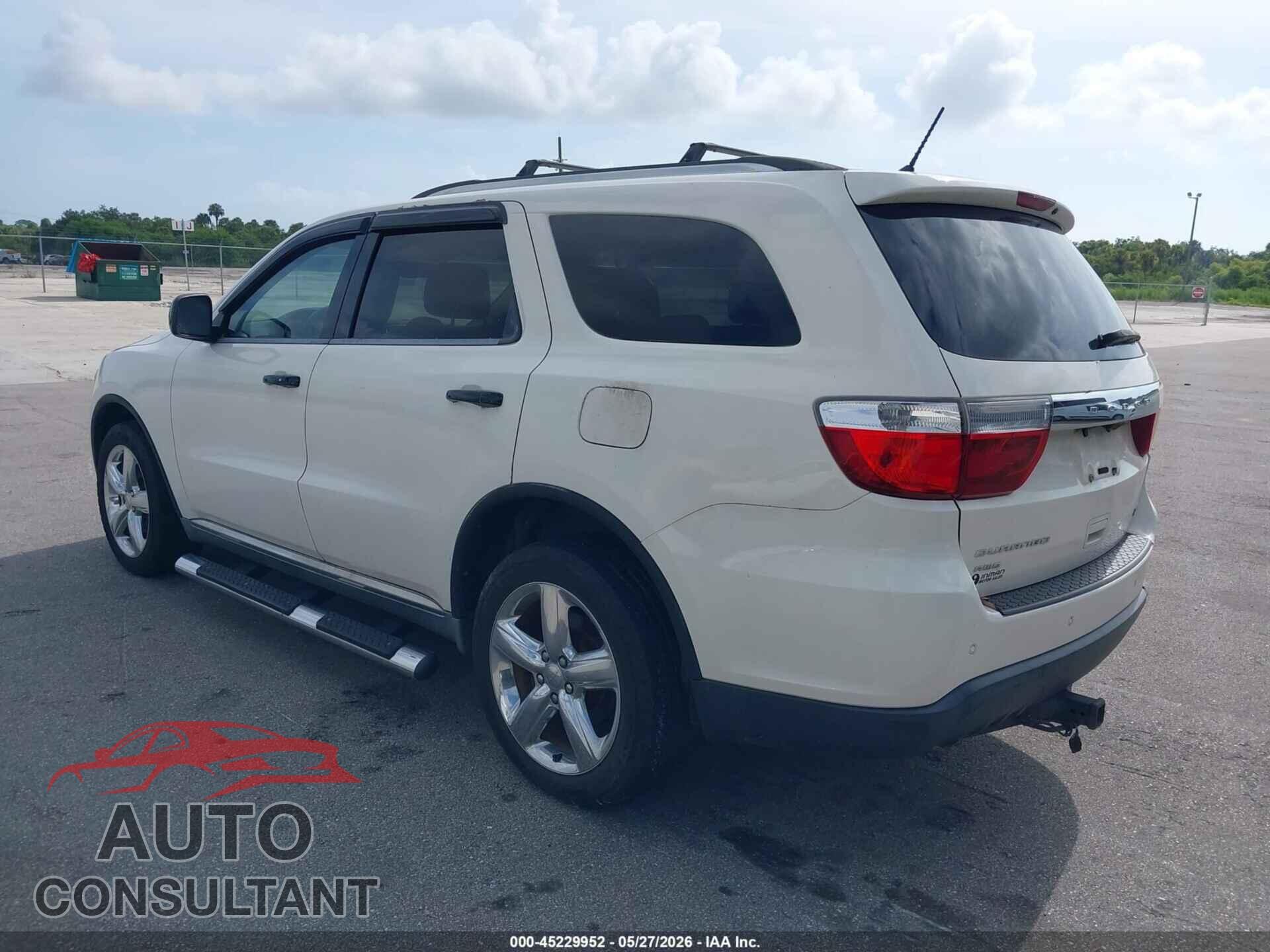 DODGE DURANGO 2011 - 1D4RE2GG5BC740395