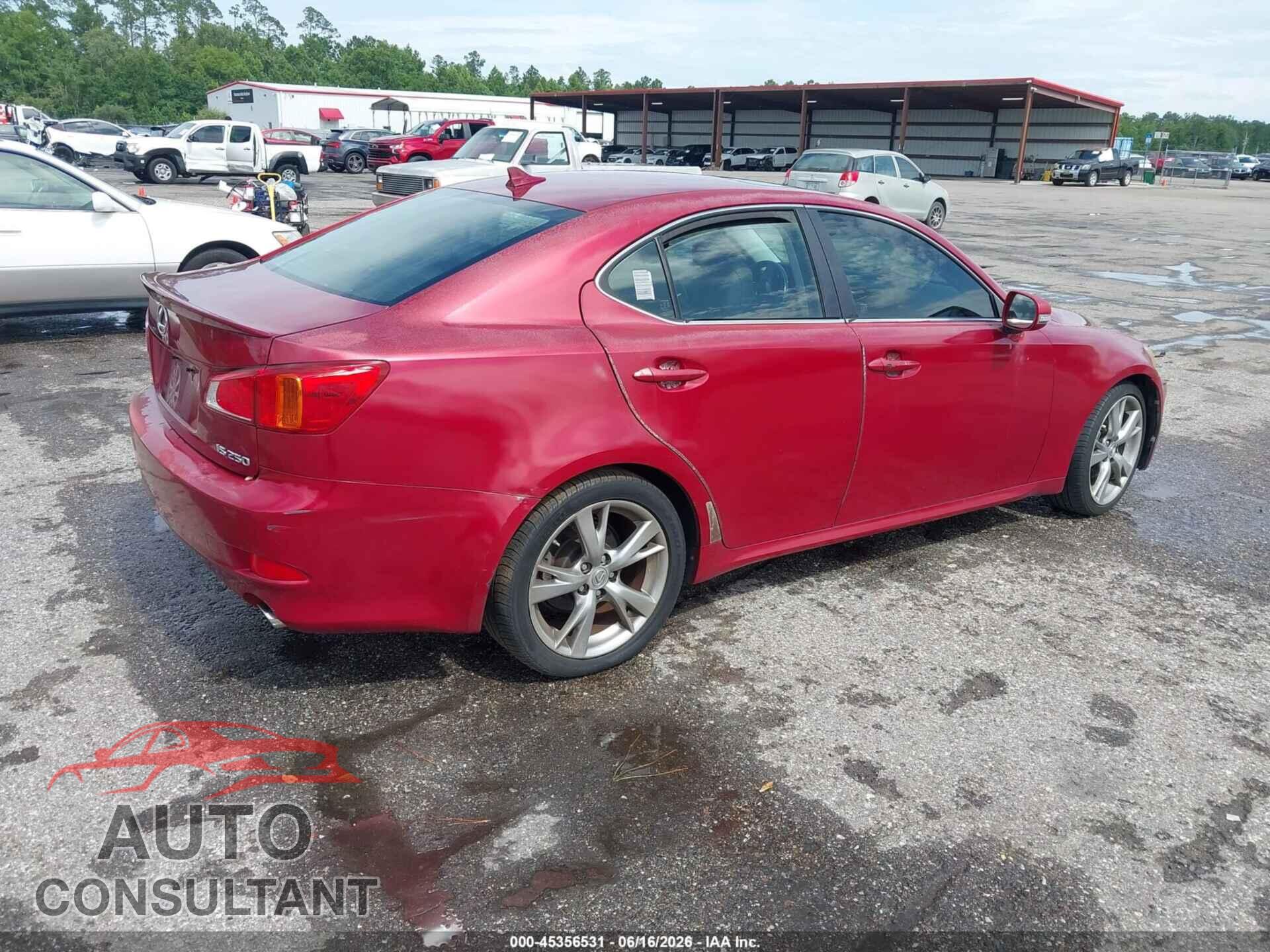 LEXUS IS 250 2010 - JTHBF5C20A5114763