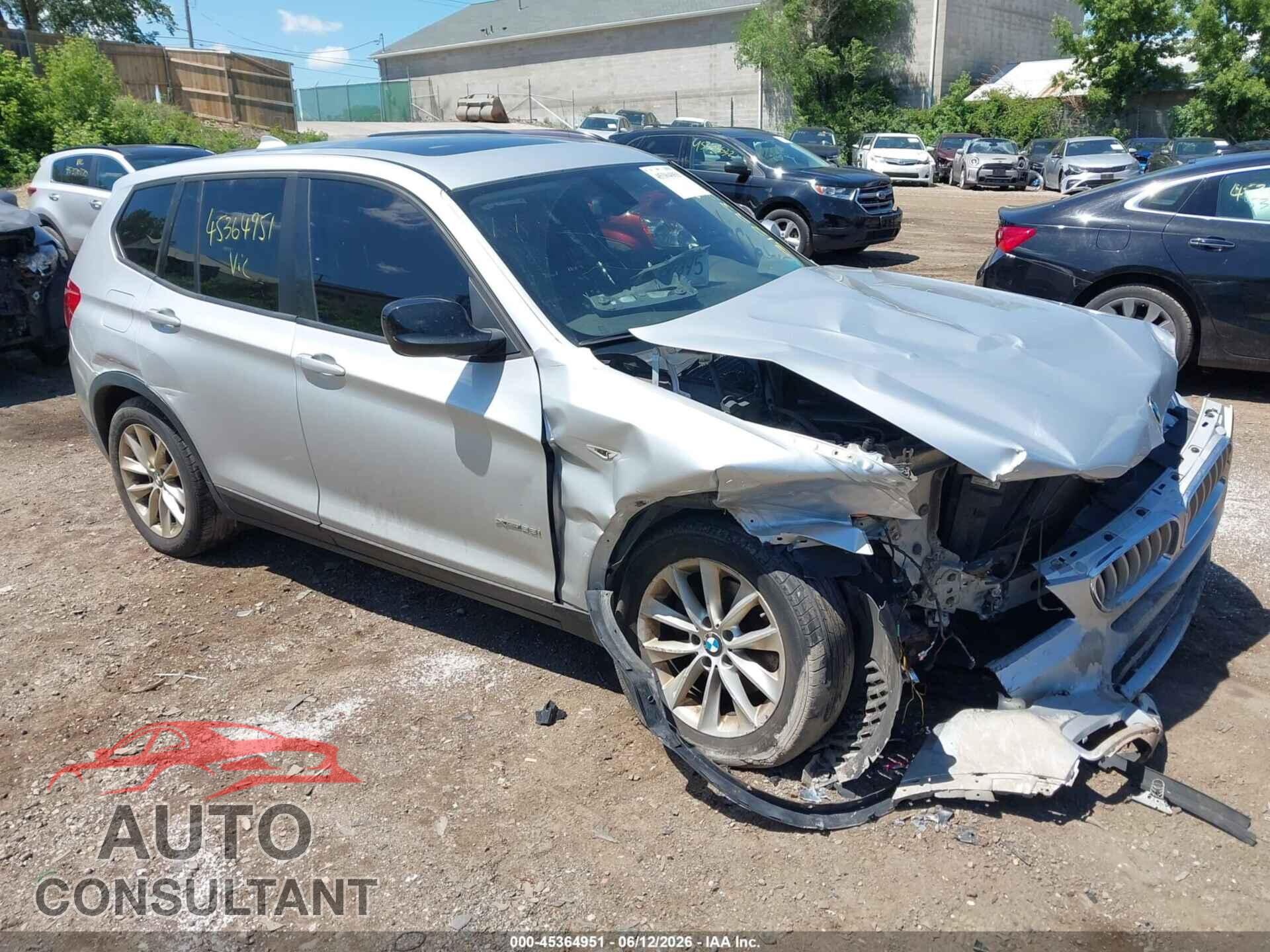 BMW X3 2013 - 5UXWX9C53D0D01211