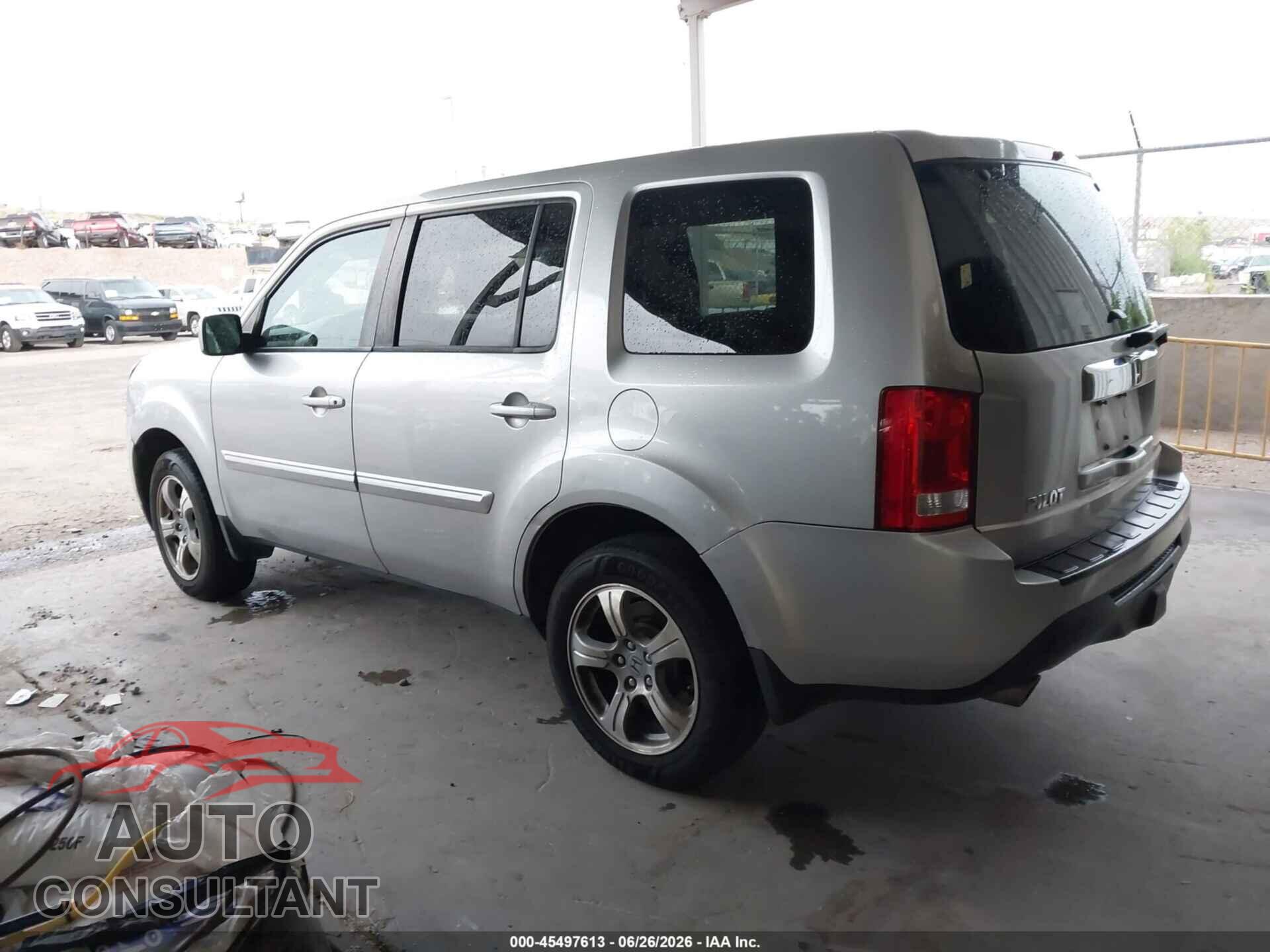 HONDA PILOT 2012 - 5FNYF3H49CB003091