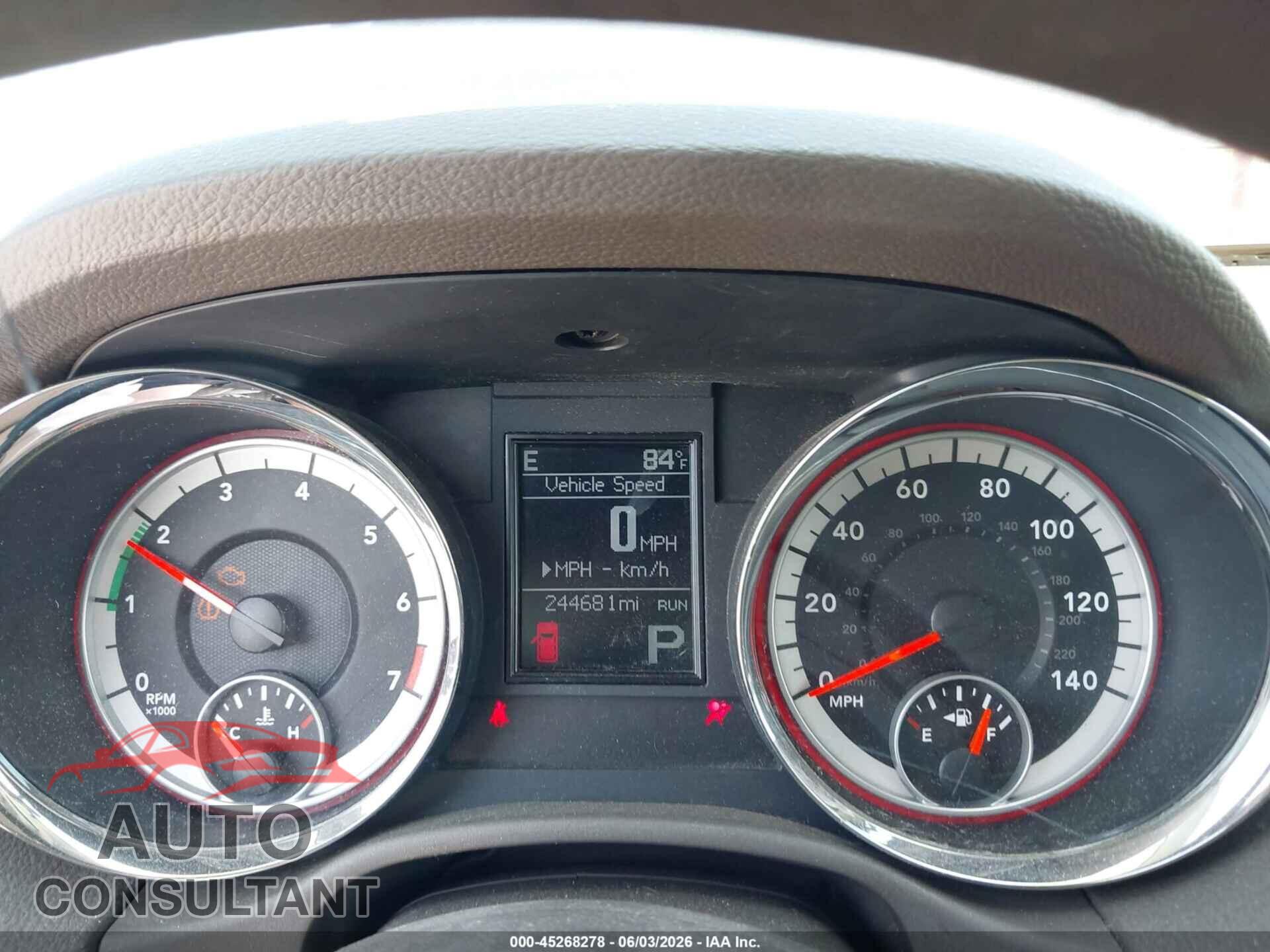 DODGE DURANGO 2011 - 1D4RE2GG6BC668087
