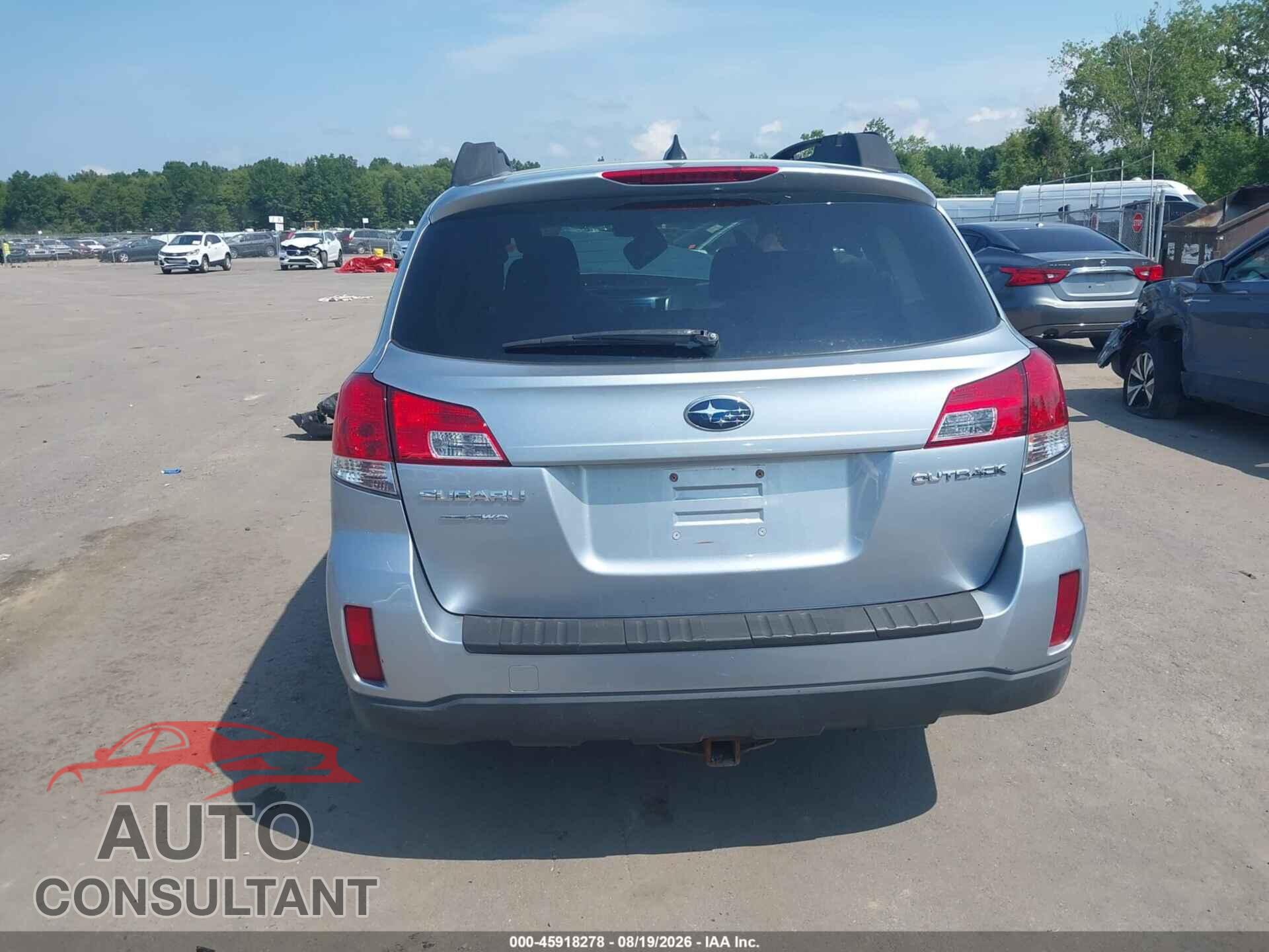 SUBARU OUTBACK 2014 - 4S4BRCCC4E3233337