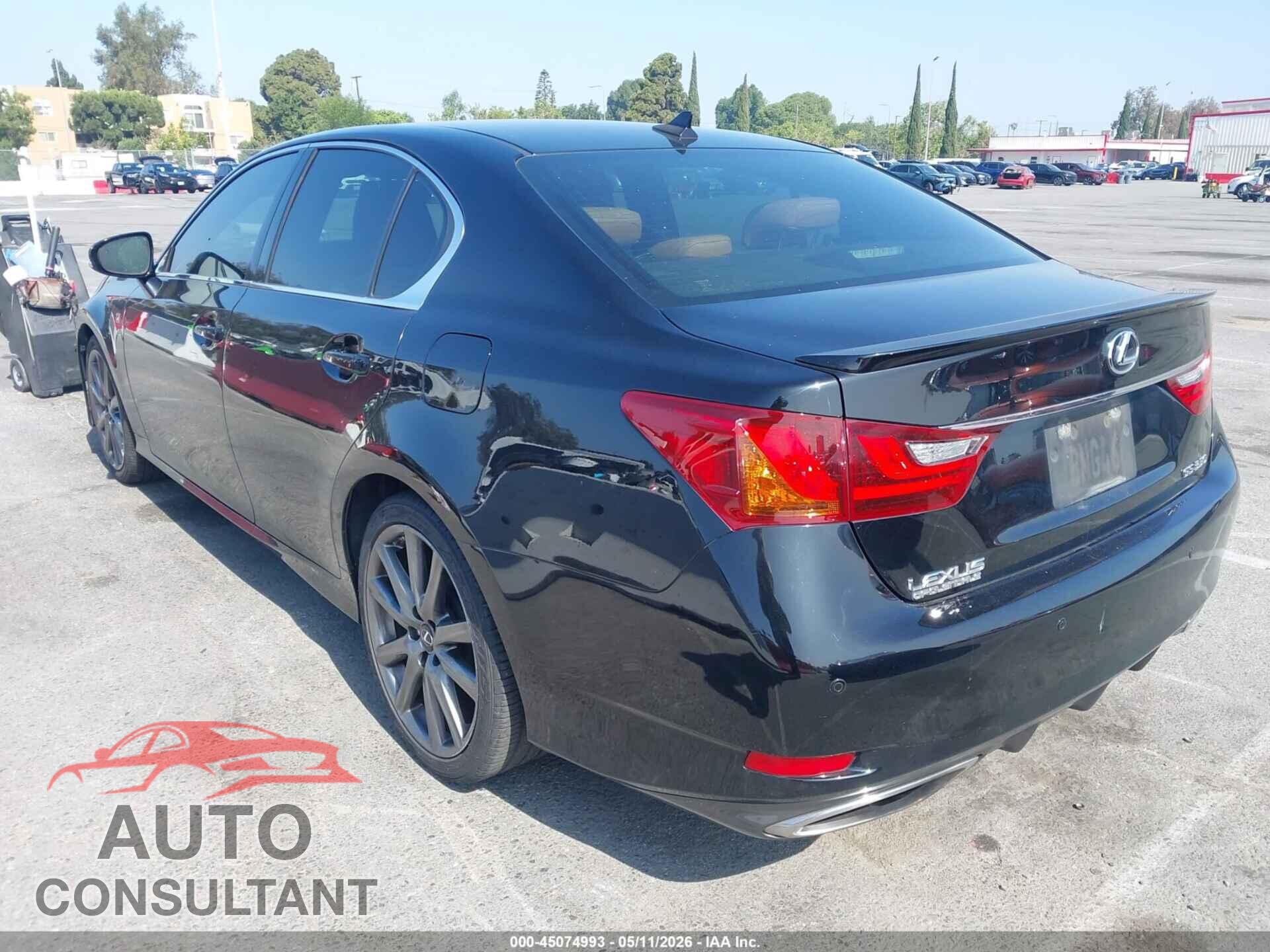 LEXUS GS 350 2013 - JTHBE1BL0D5026130