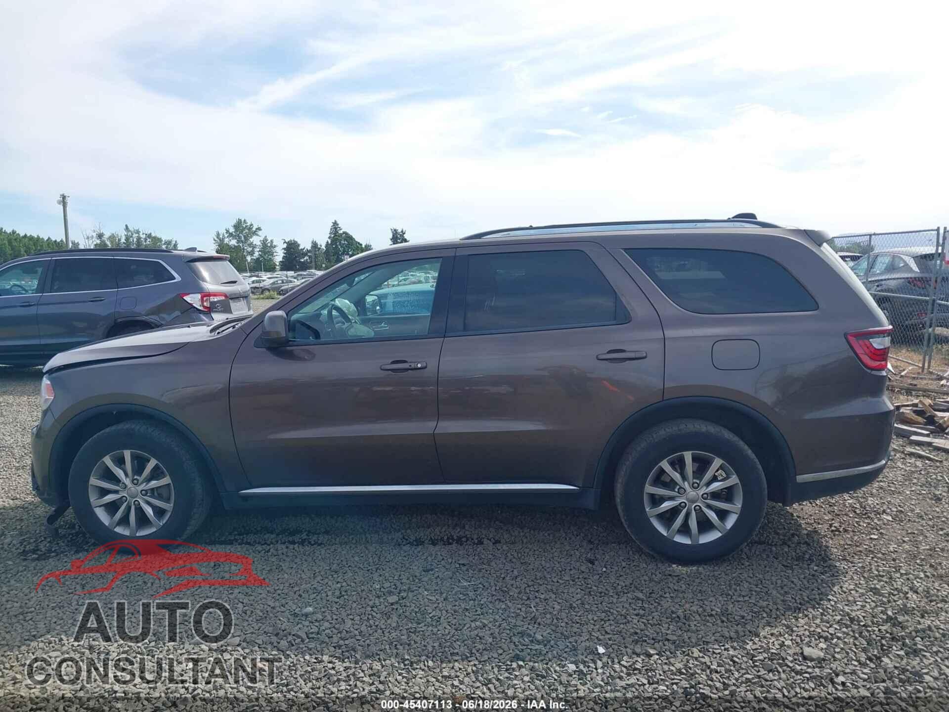 DODGE DURANGO 2017 - 1C4RDJAGXHC725760