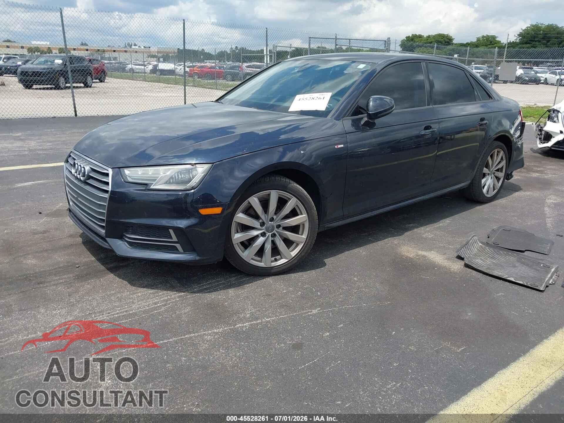 AUDI A4 2018 - WAUKMAF40JA128471