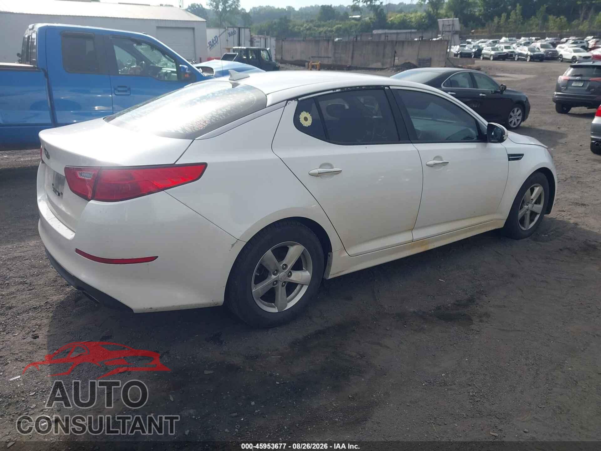 KIA OPTIMA 2015 - KNAGM4A70F5551639