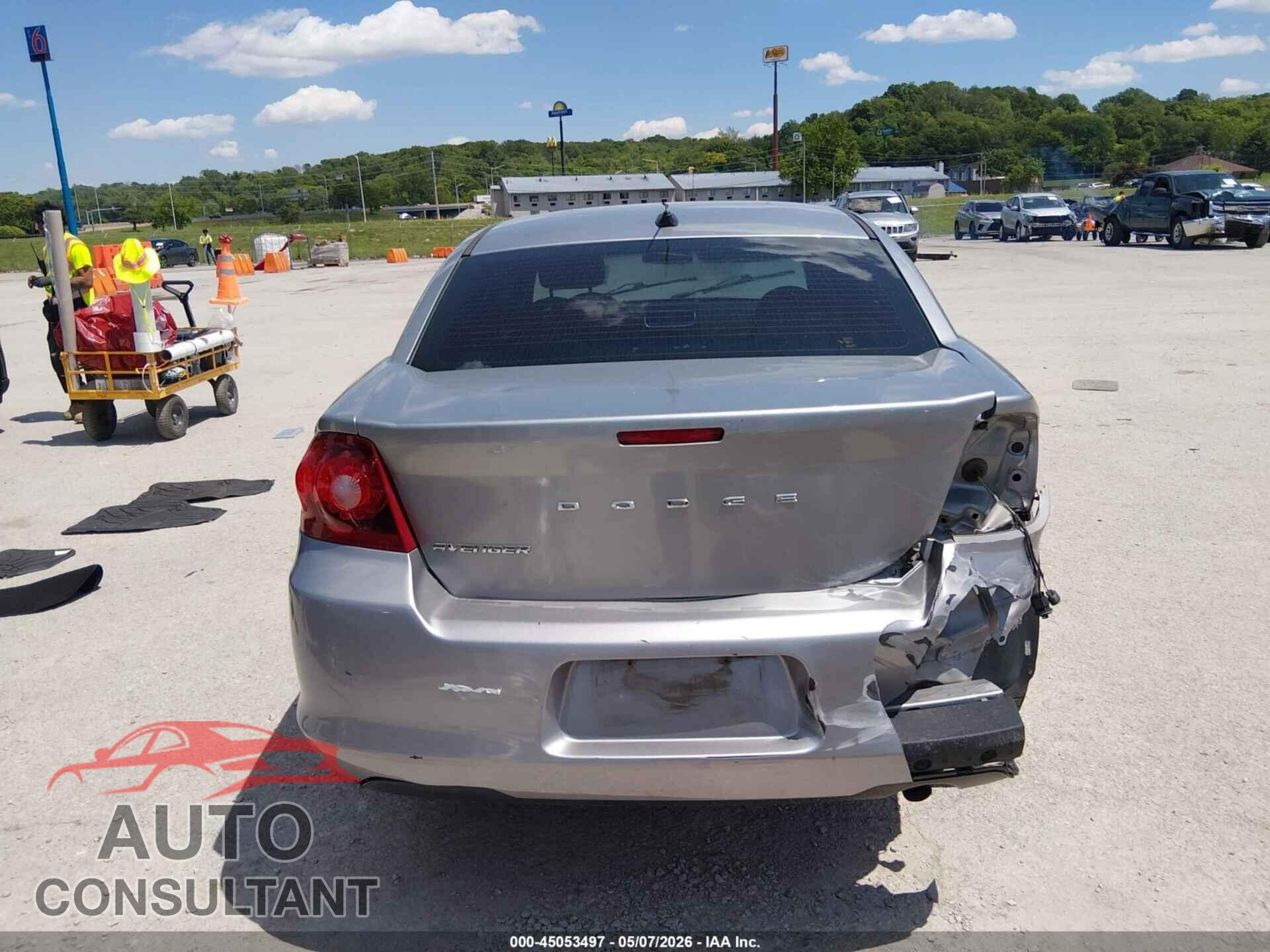 DODGE AVENGER 2013 - 1C3CDZAB2DN643291