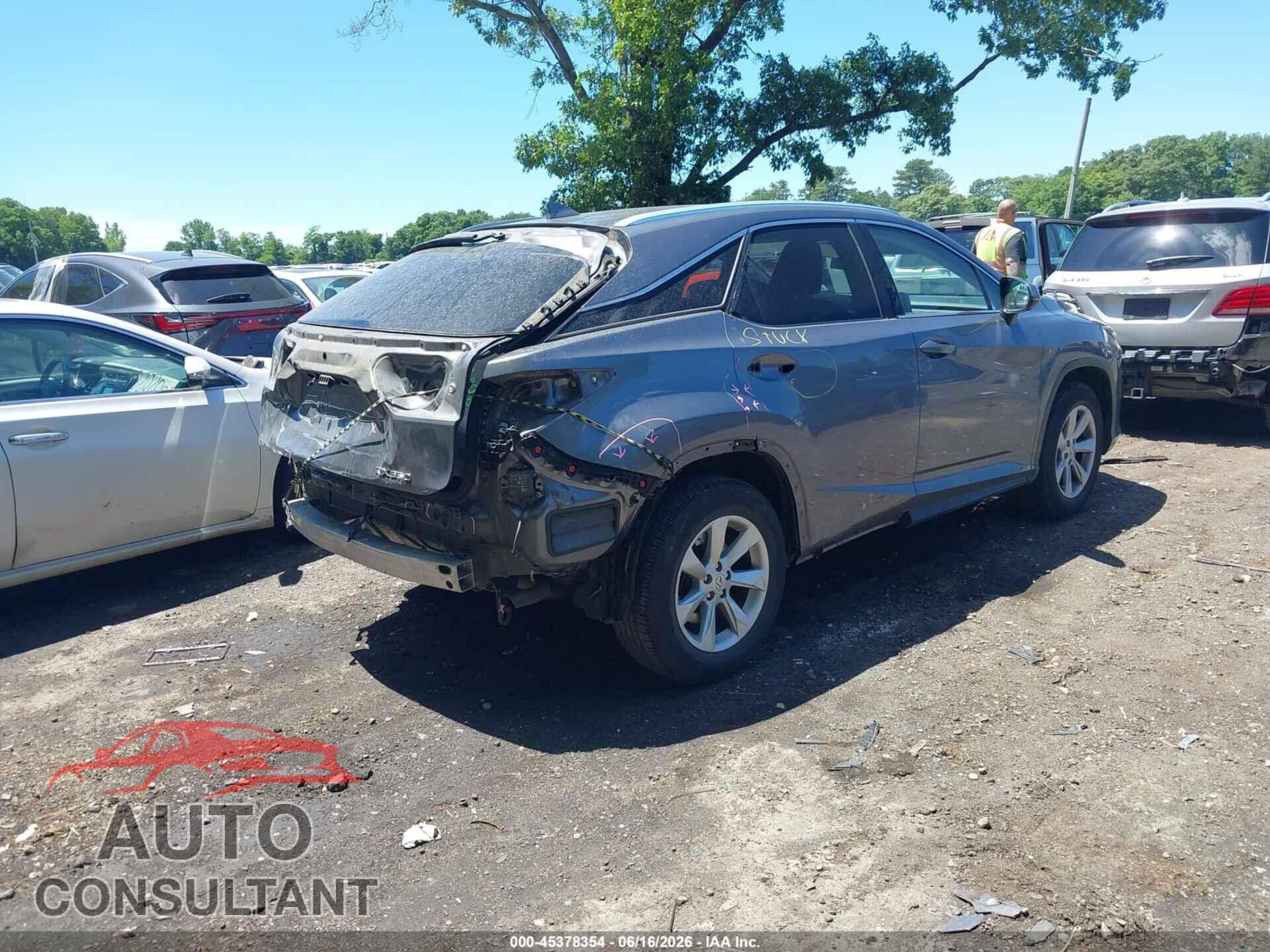LEXUS RX 350 2017 - 2T2BZMCA2HC109096