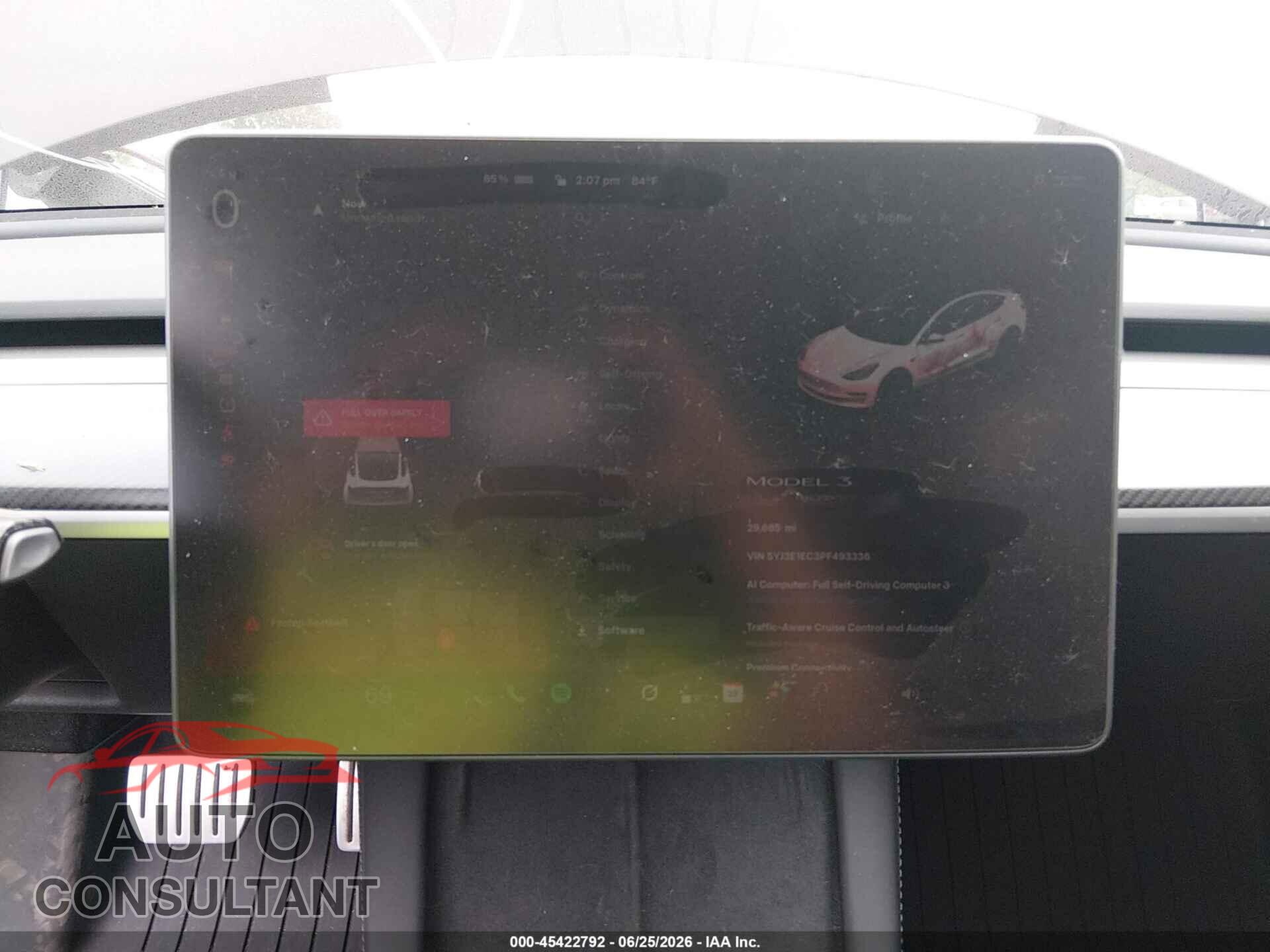TESLA MODEL 3 2023 - 5YJ3E1EC3PF493336