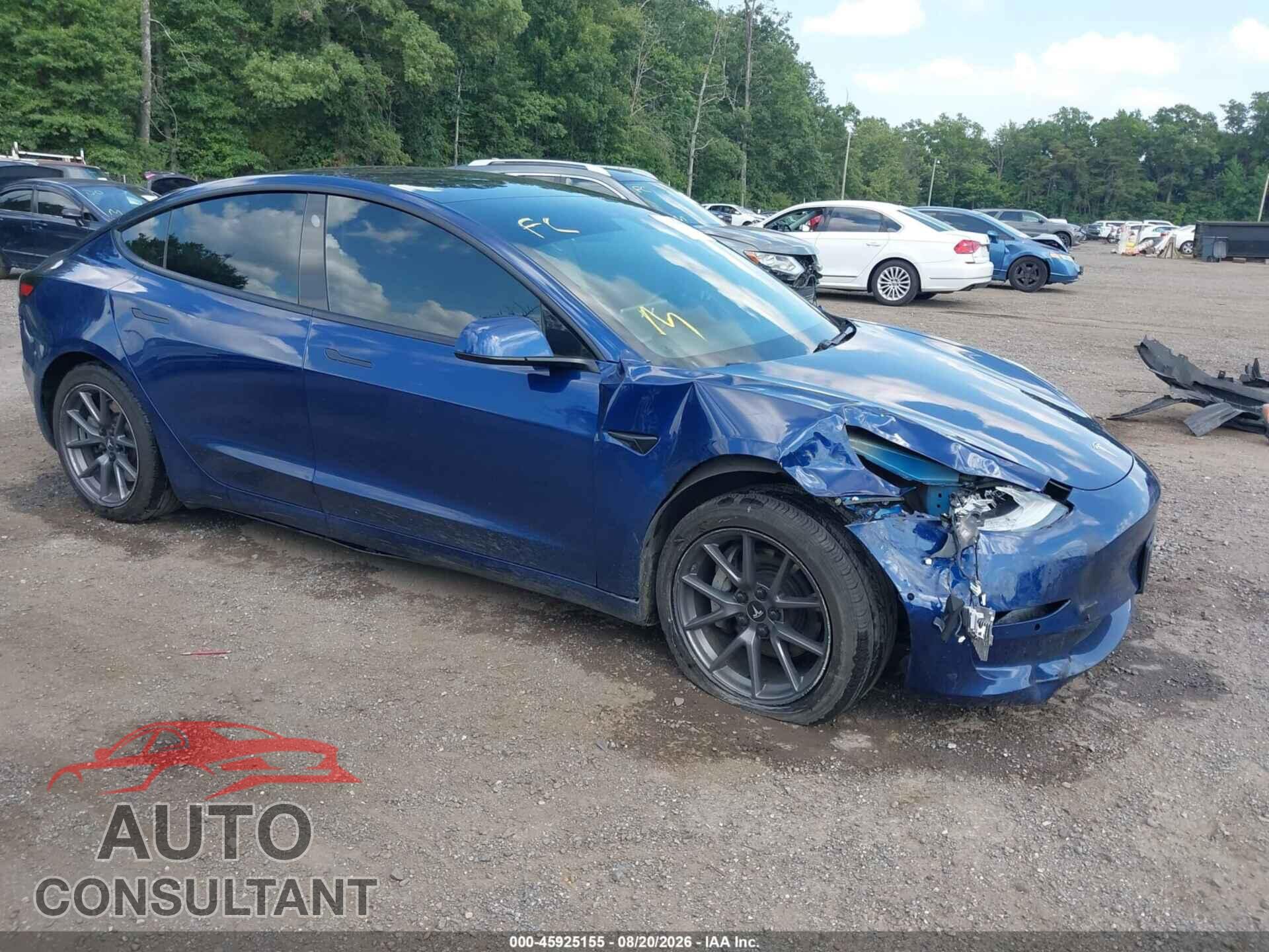TESLA MODEL 3 2021 - 5YJ3E1EB2MF855353