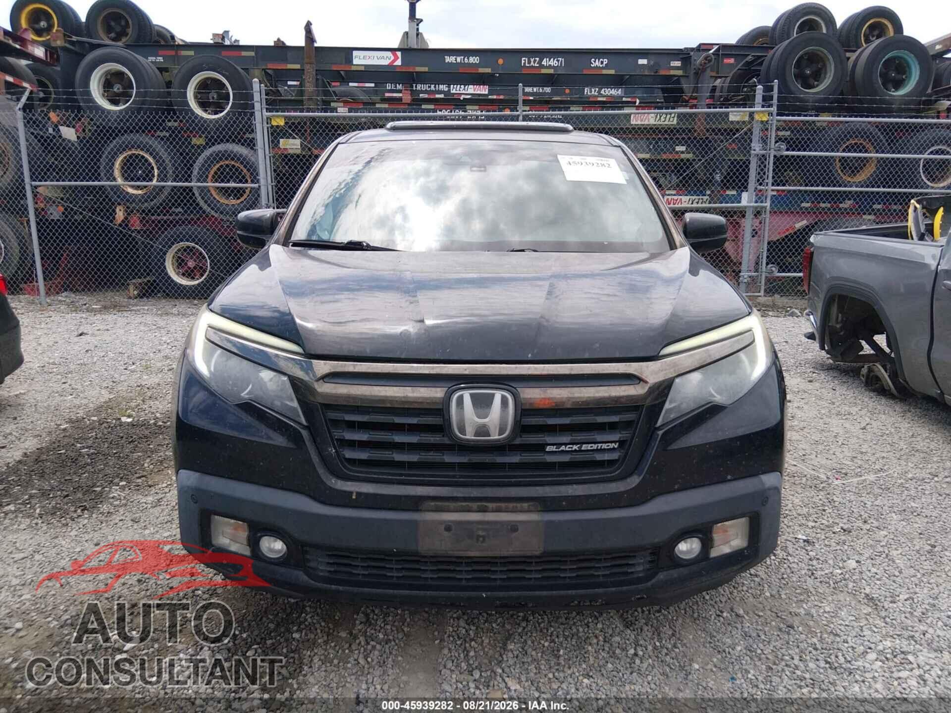 HONDA RIDGELINE 2017 - 5FPYK3F86HB006904