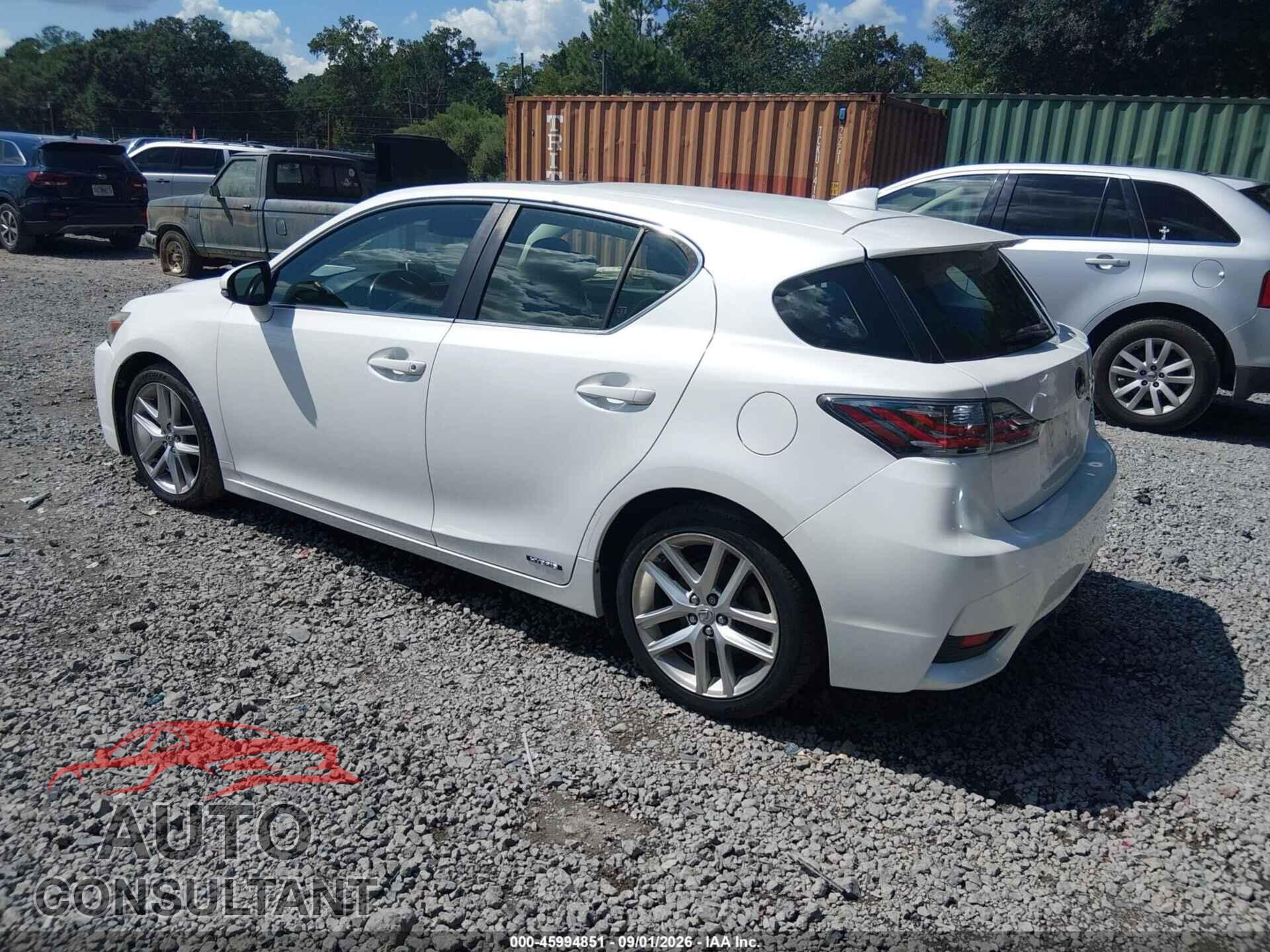 LEXUS CT 200H 2014 - JTHKD5BH4E2181868