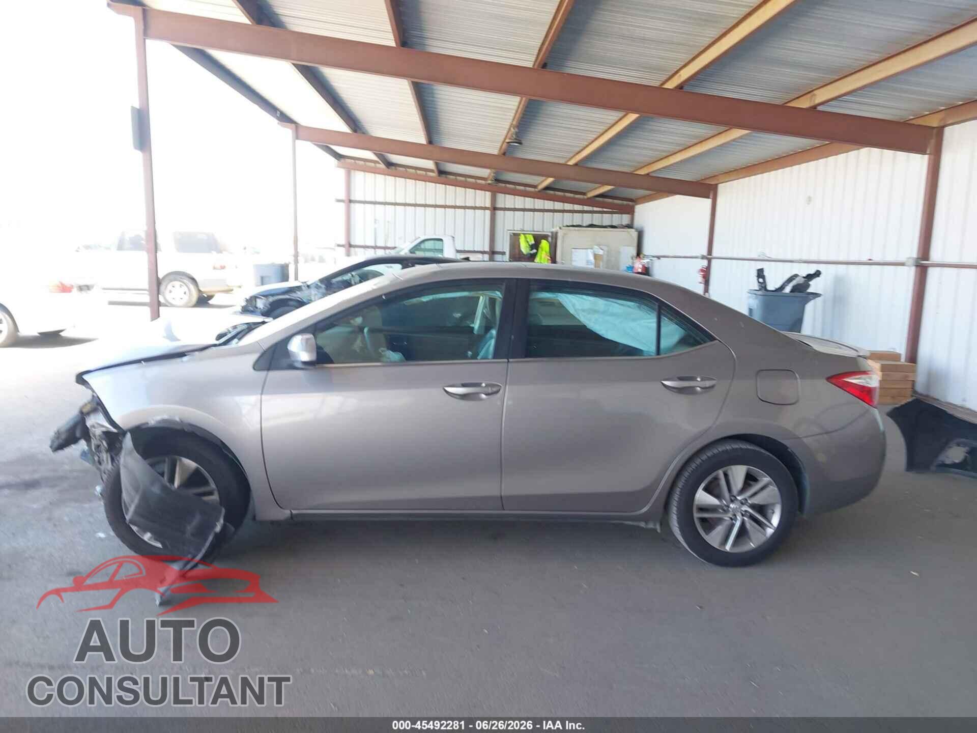 TOYOTA COROLLA 2015 - 5YFBPRHE7FP217746