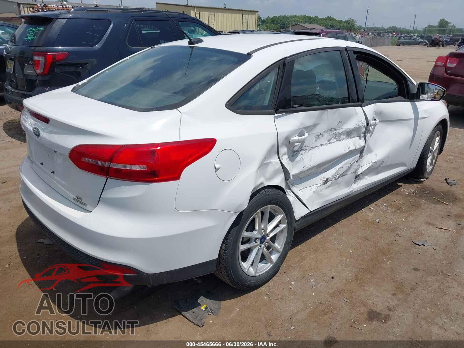 FORD FOCUS 2016 - 1FADP3F25GL211491