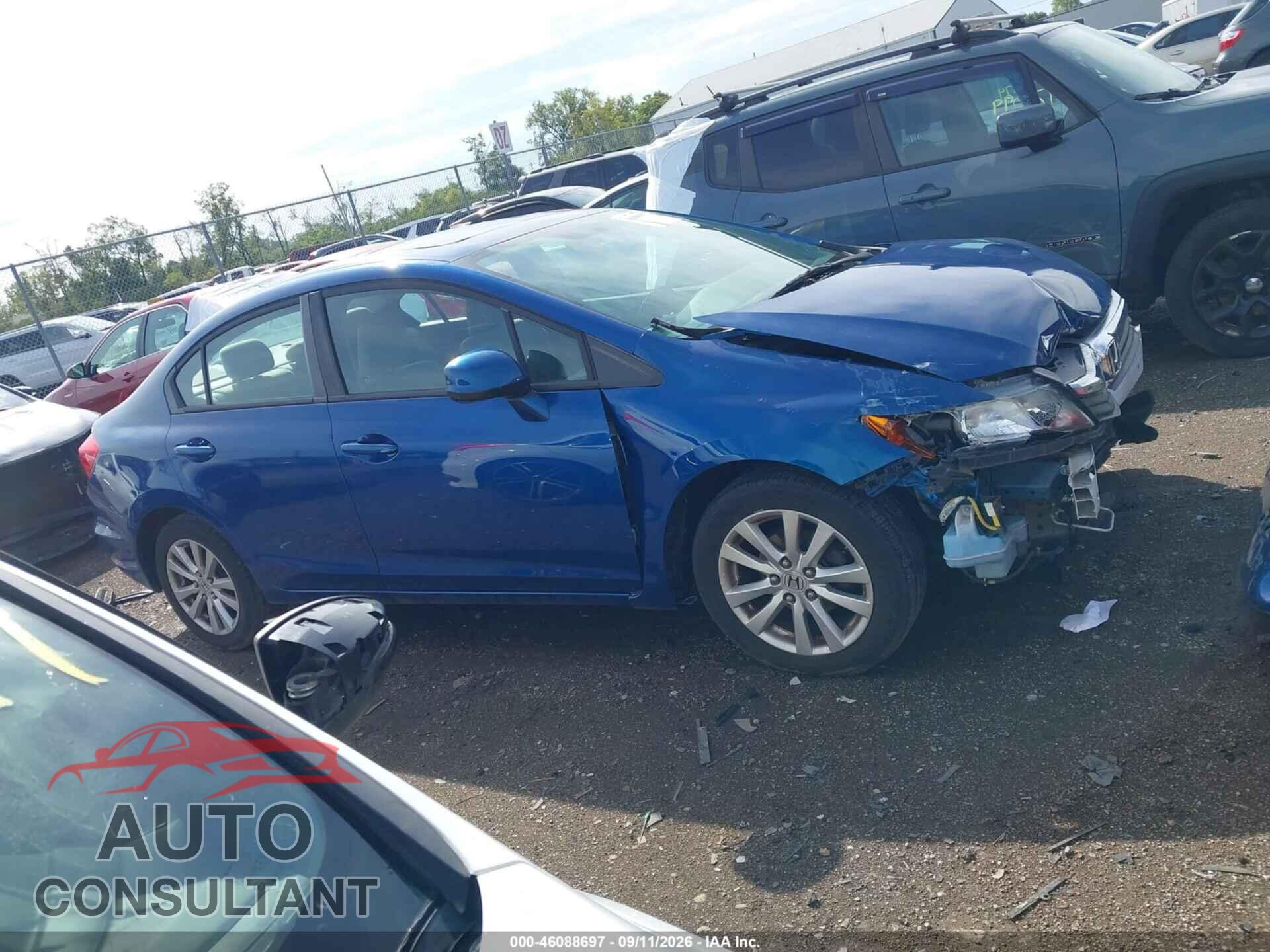 HONDA CIVIC 2012 - 19XFB2F84CE005453