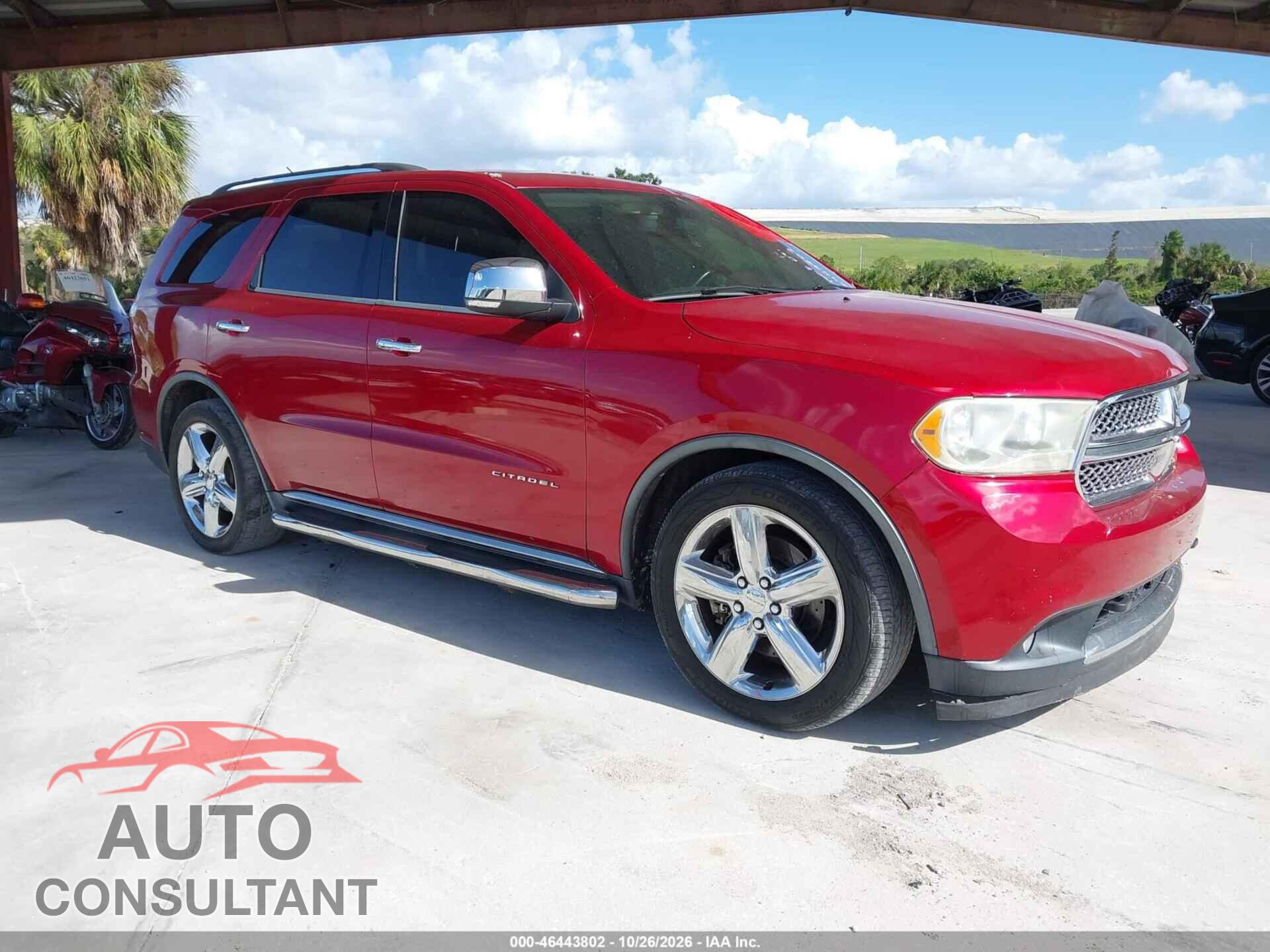 DODGE DURANGO 2011 - 1D4SE5GT2BC689017