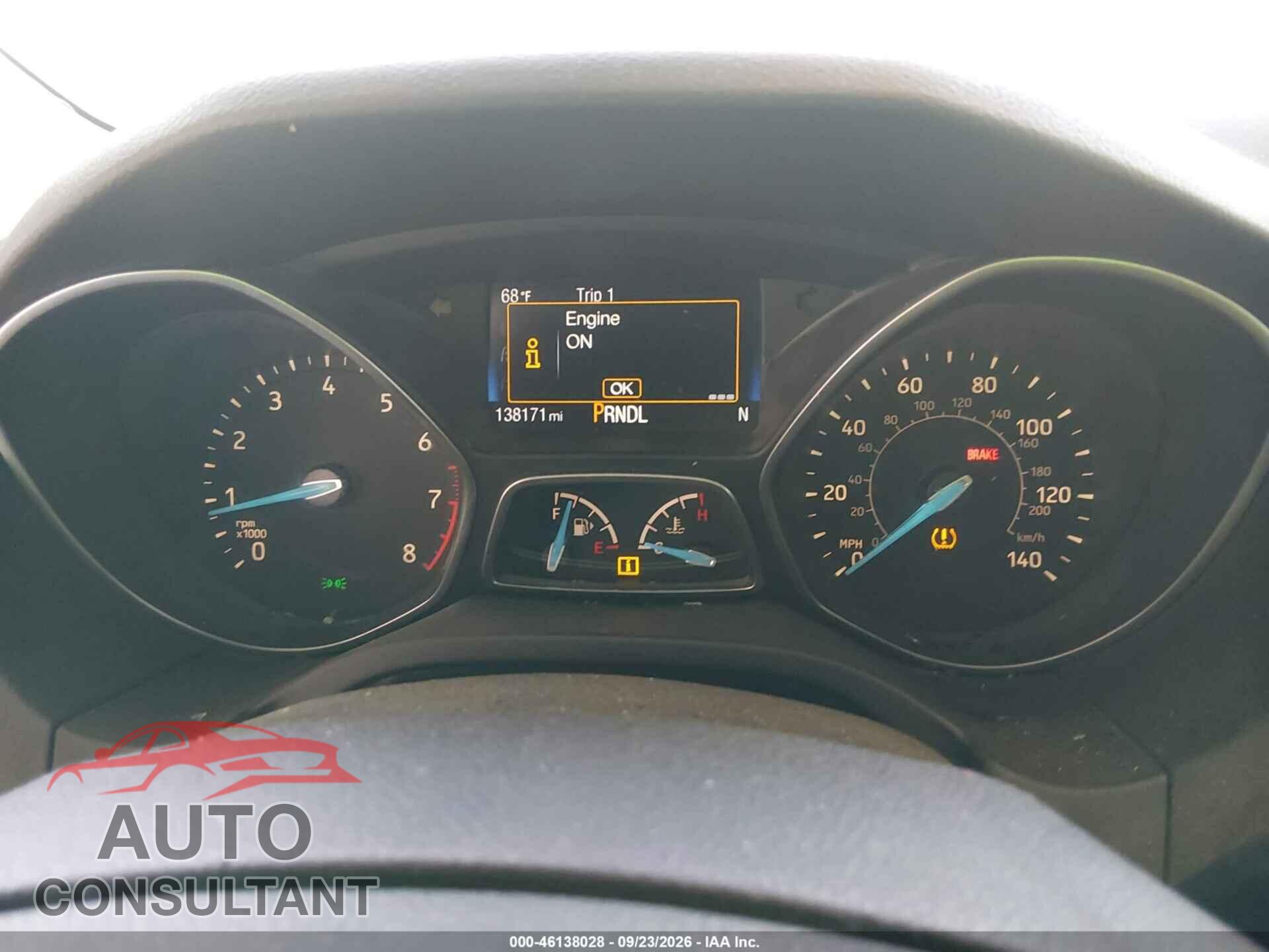 FORD FOCUS 2015 - 1FADP3F28FL336760