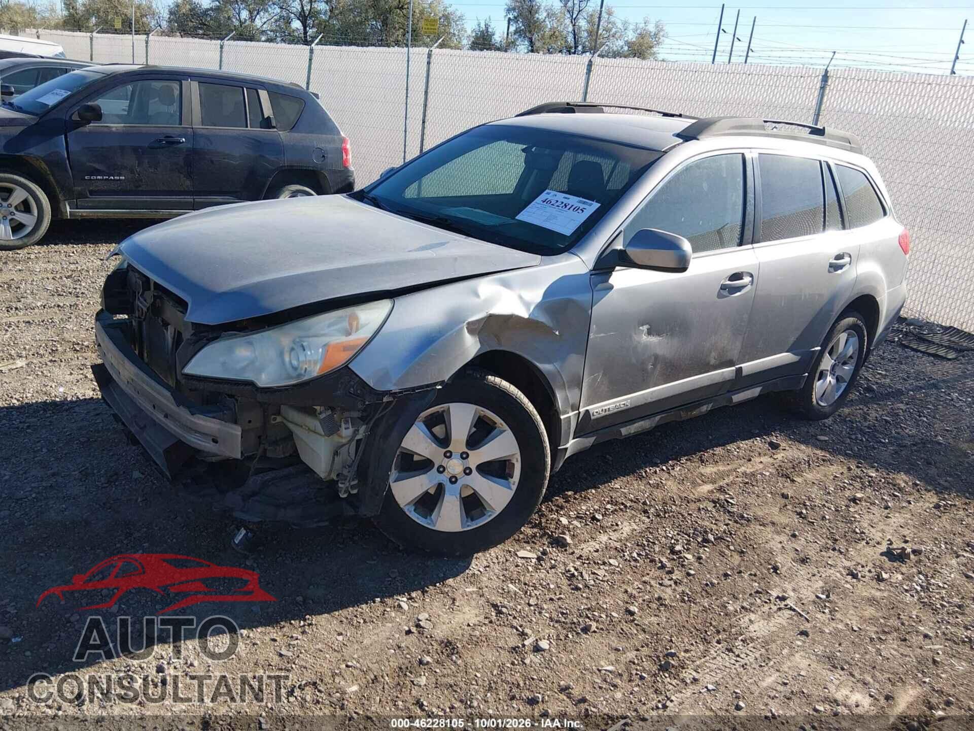 SUBARU OUTBACK 2011 - 4S4BRBHC7B3351767