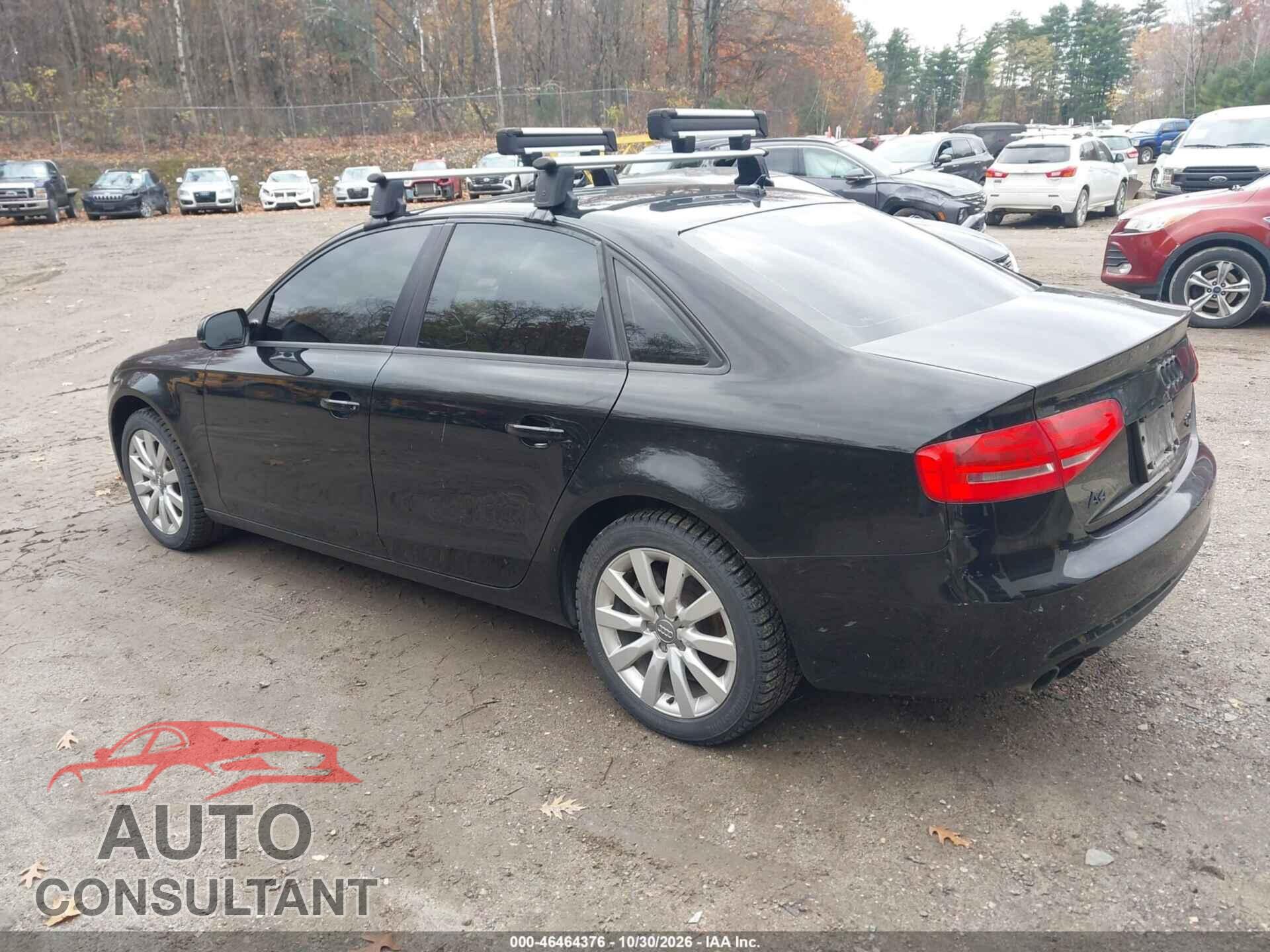 AUDI A4 2013 - WAUDFAFL7DN026737