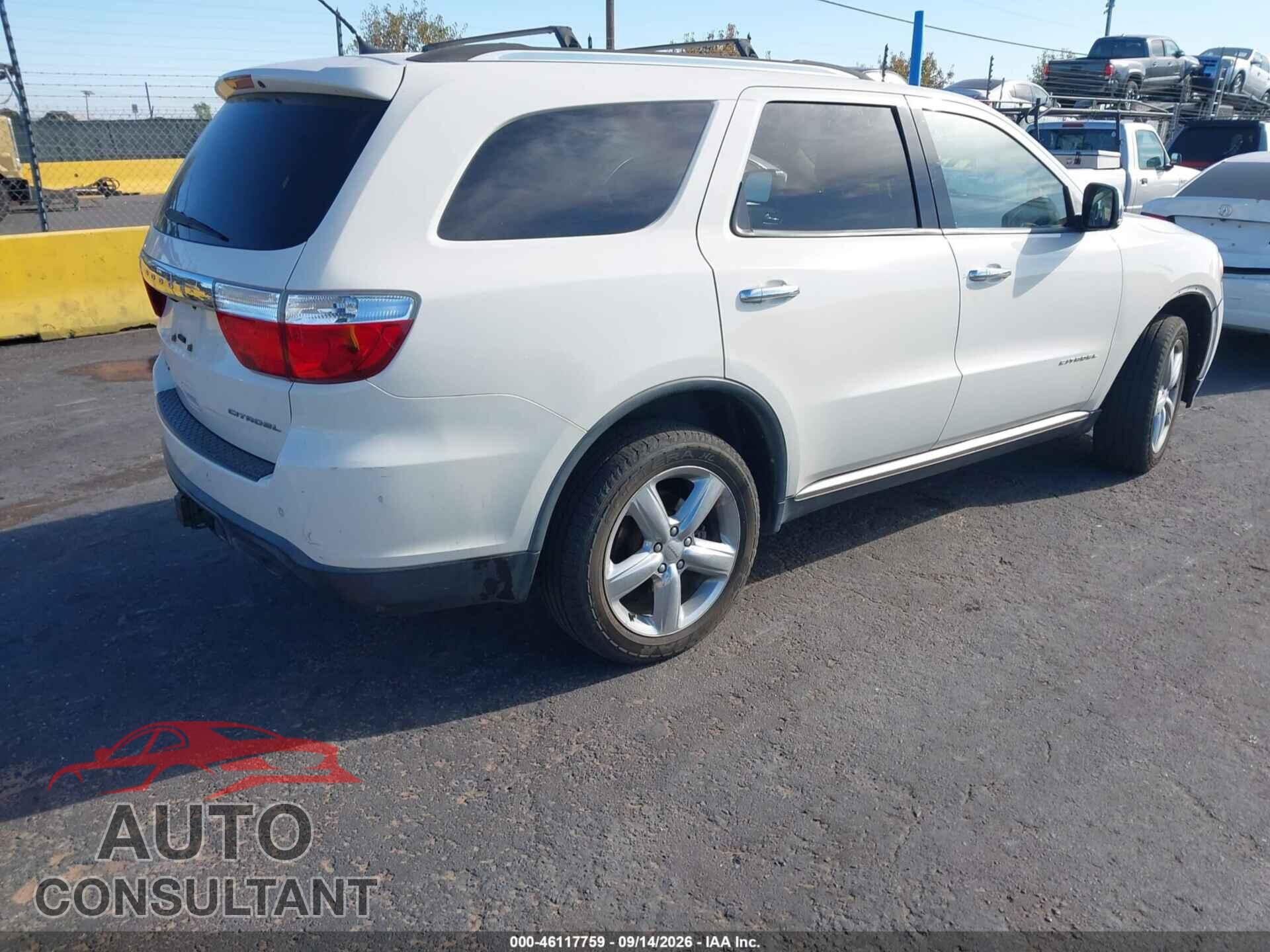 DODGE DURANGO 2012 - 1C4RDJEG7CC361476