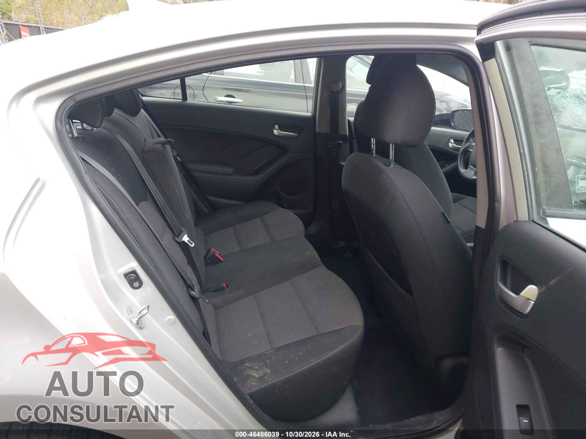 KIA FORTE 2017 - 3KPFL4A70HE100526