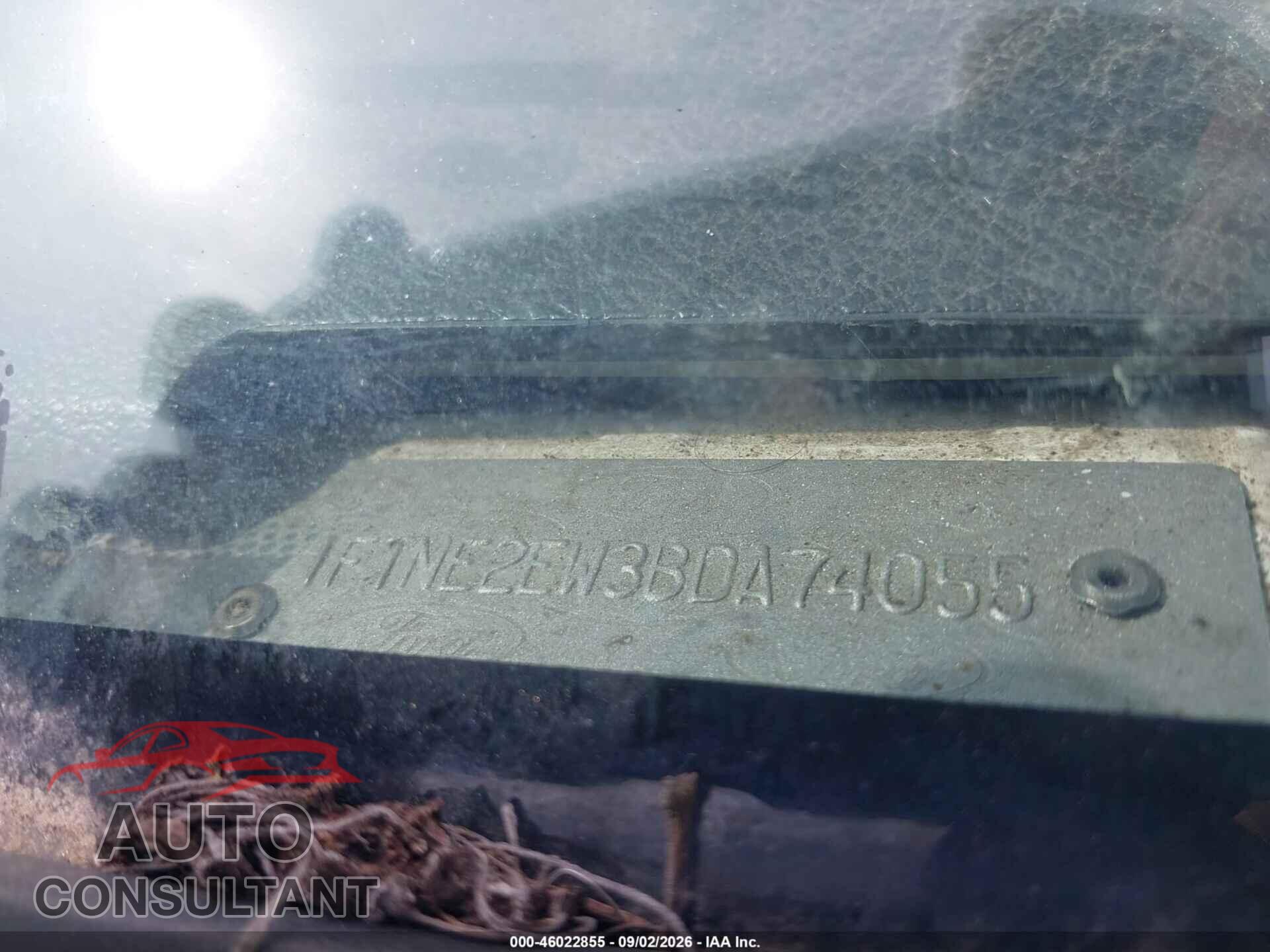 FORD E-250 2011 - 1FTNE2EW3BDA74055