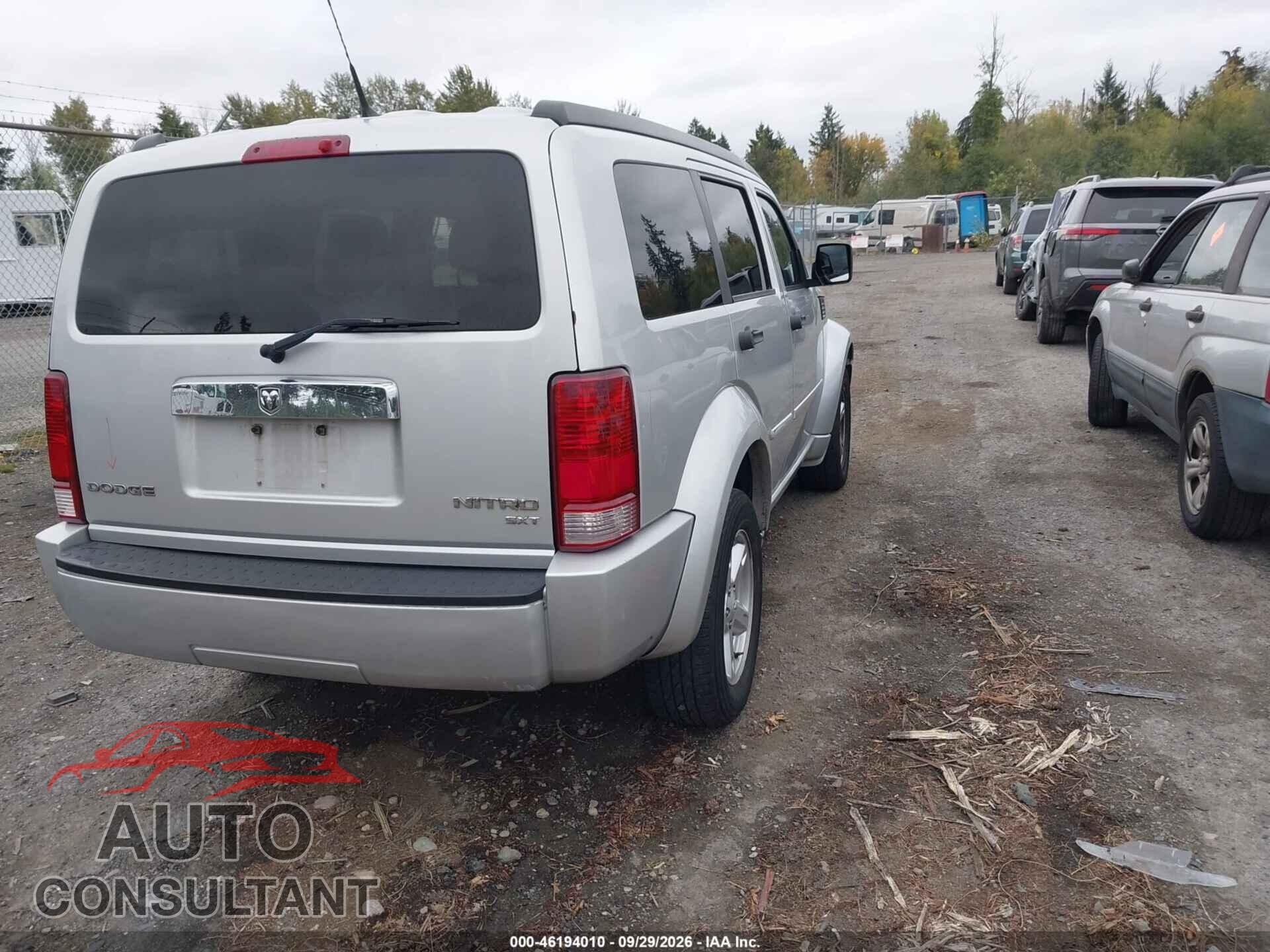 DODGE NITRO 2011 - 1D4PT5GK7BW540961