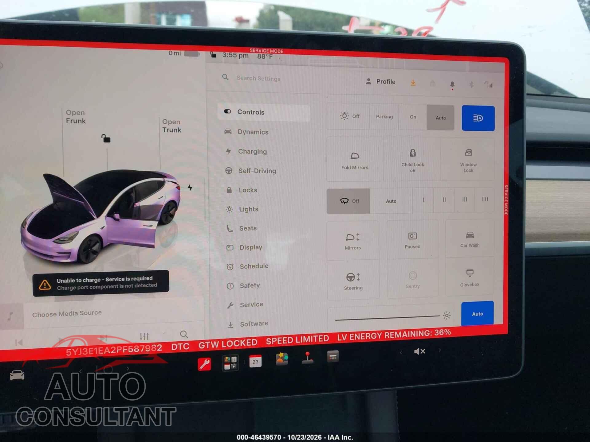 TESLA MODEL 3 2023 - 5YJ3E1EA2PF587982