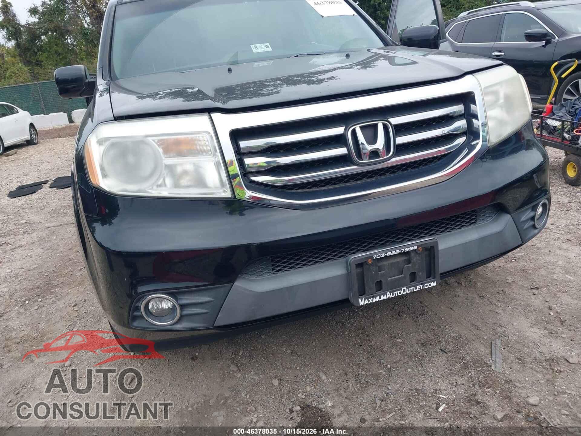 HONDA PILOT 2012 - 5FNYF4H5XCB007732