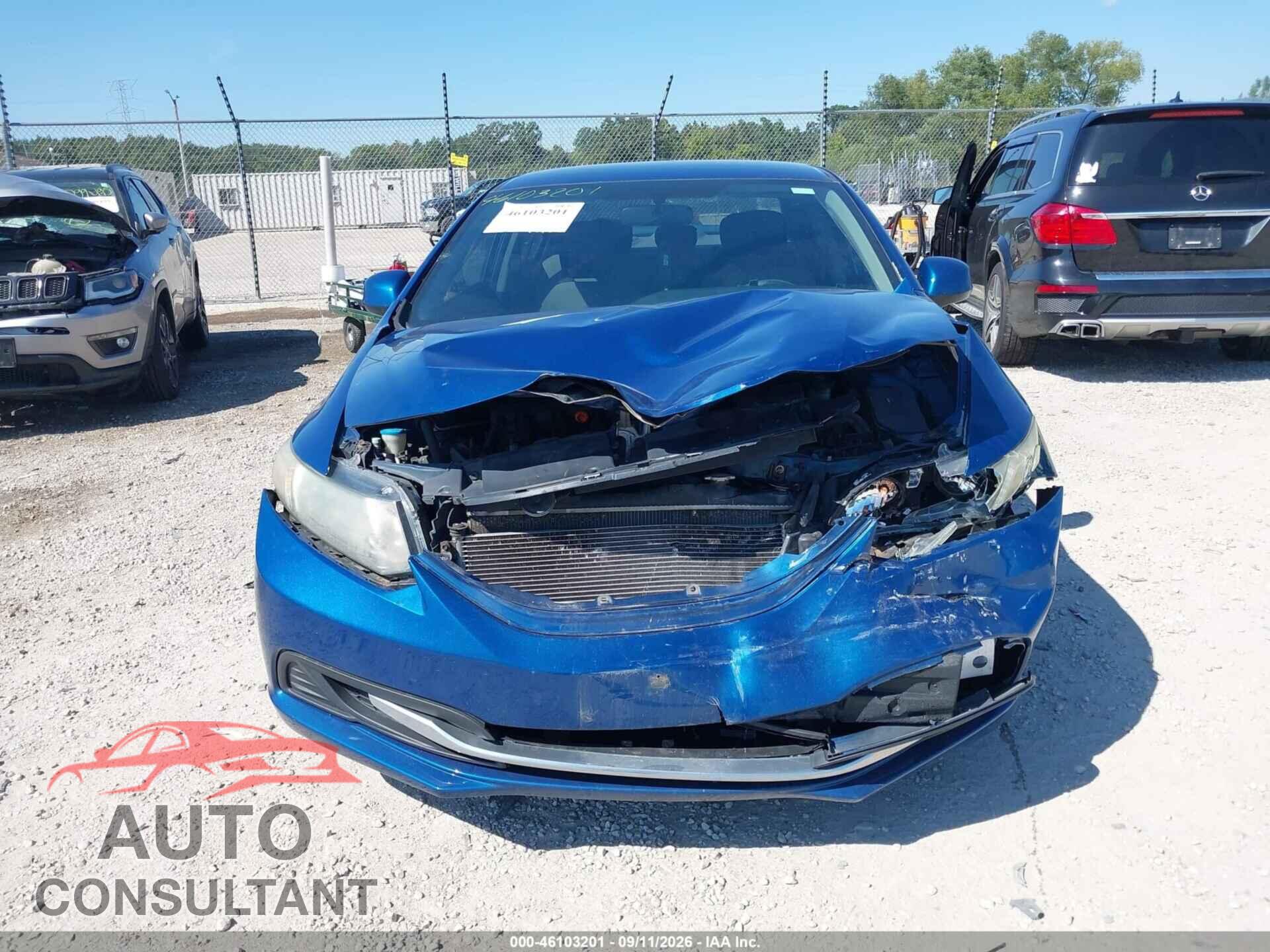 HONDA CIVIC 2013 - 19XFB2F57DE036283