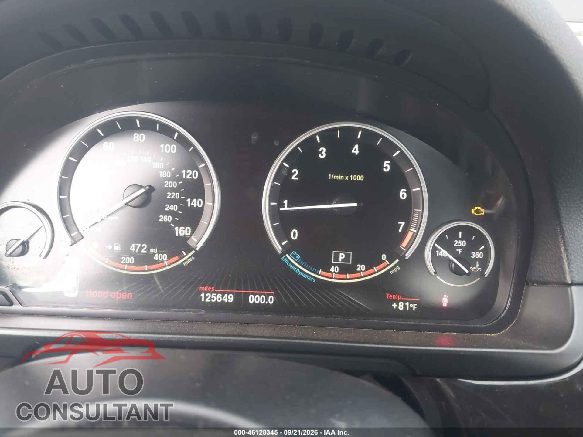 BMW 528I 2015 - WBA5A5C58FD522607