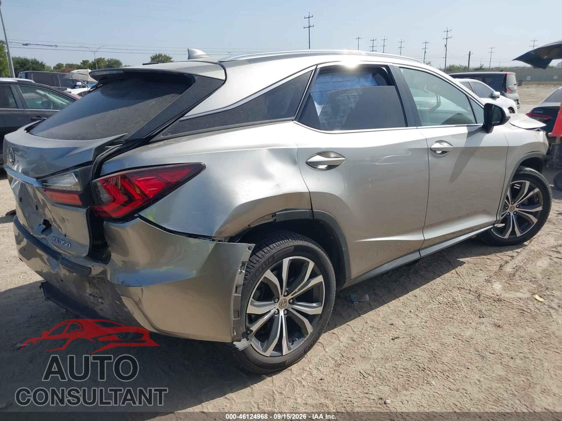 LEXUS RX 350 2017 - 2T2ZZMCA7HC042588