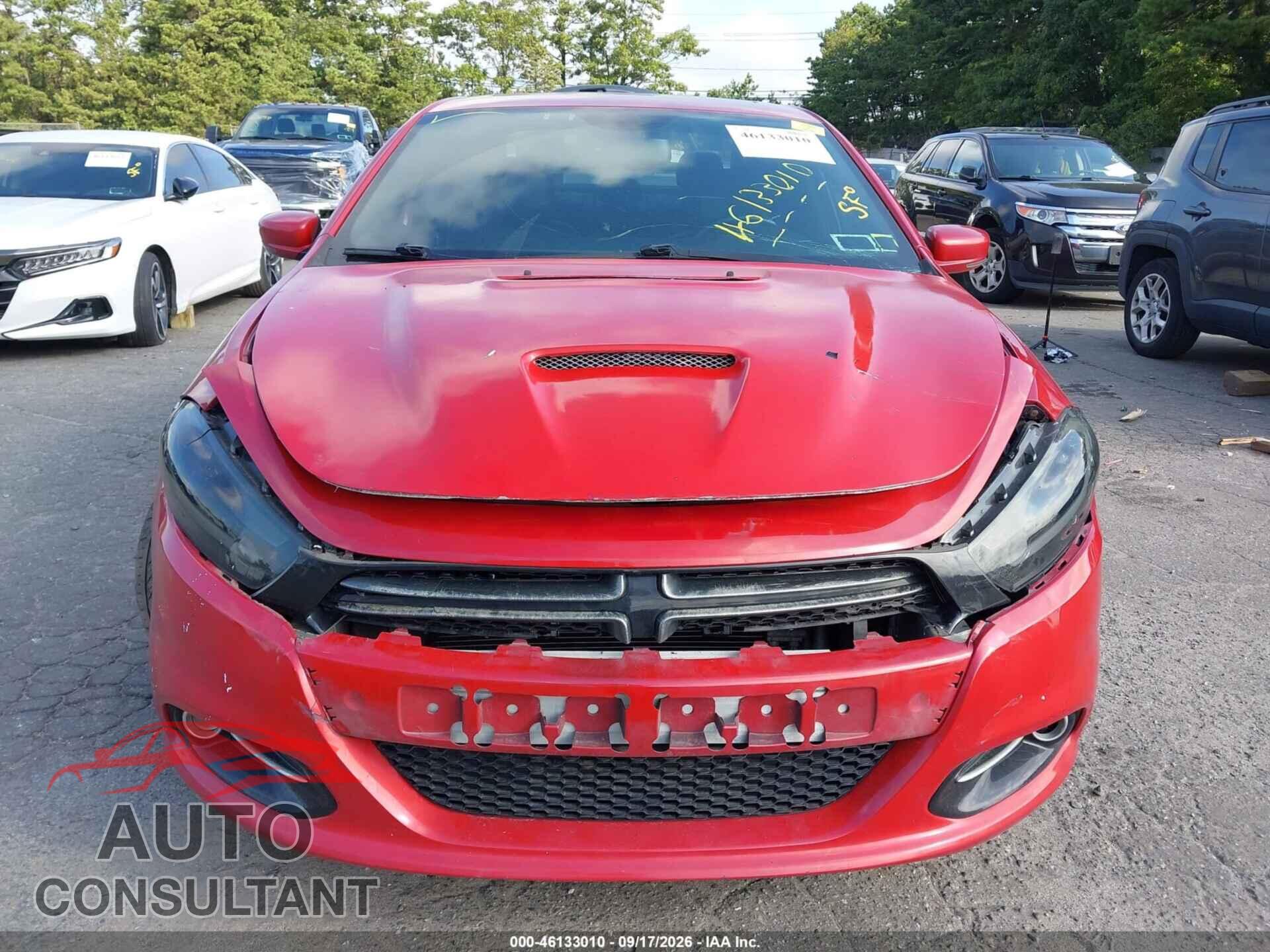 DODGE DART 2014 - 1C3CDFEB4ED677622