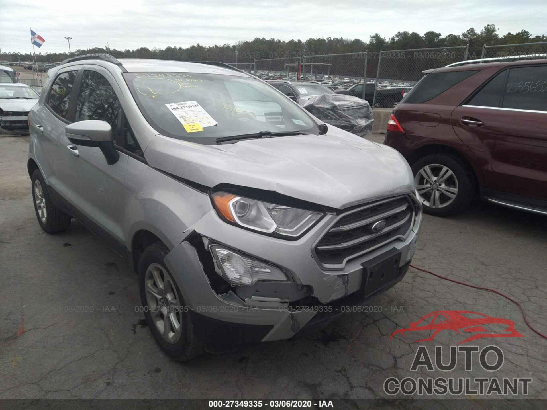 FORD ECOSPORT 2018 - MAJ6P1UL3JC236826