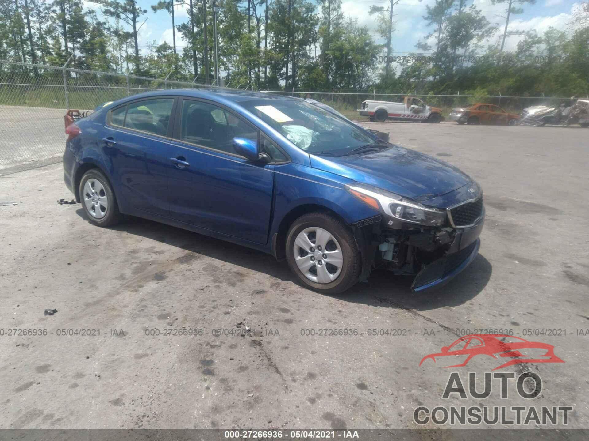 KIA FORTE 2017 - 3KPFK4A76HE135834