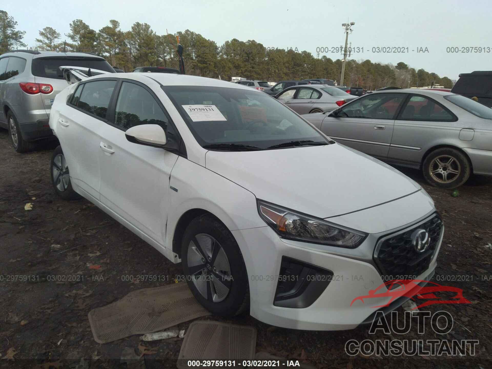 HYUNDAI IONIQ HYBRID 2020 - KMHC65LC6LU211839