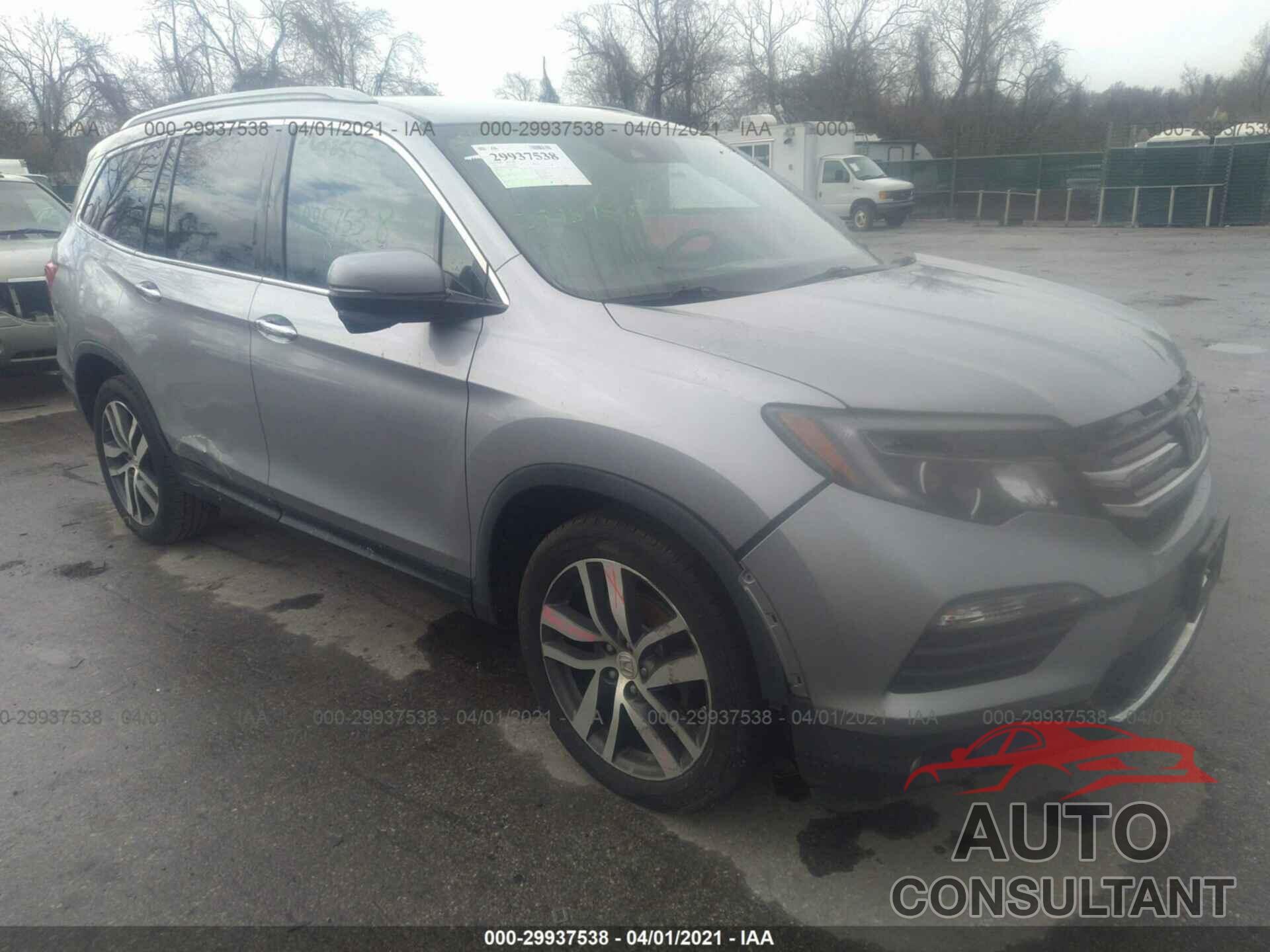HONDA PILOT 2016 - 5FNYF6H99GB077890