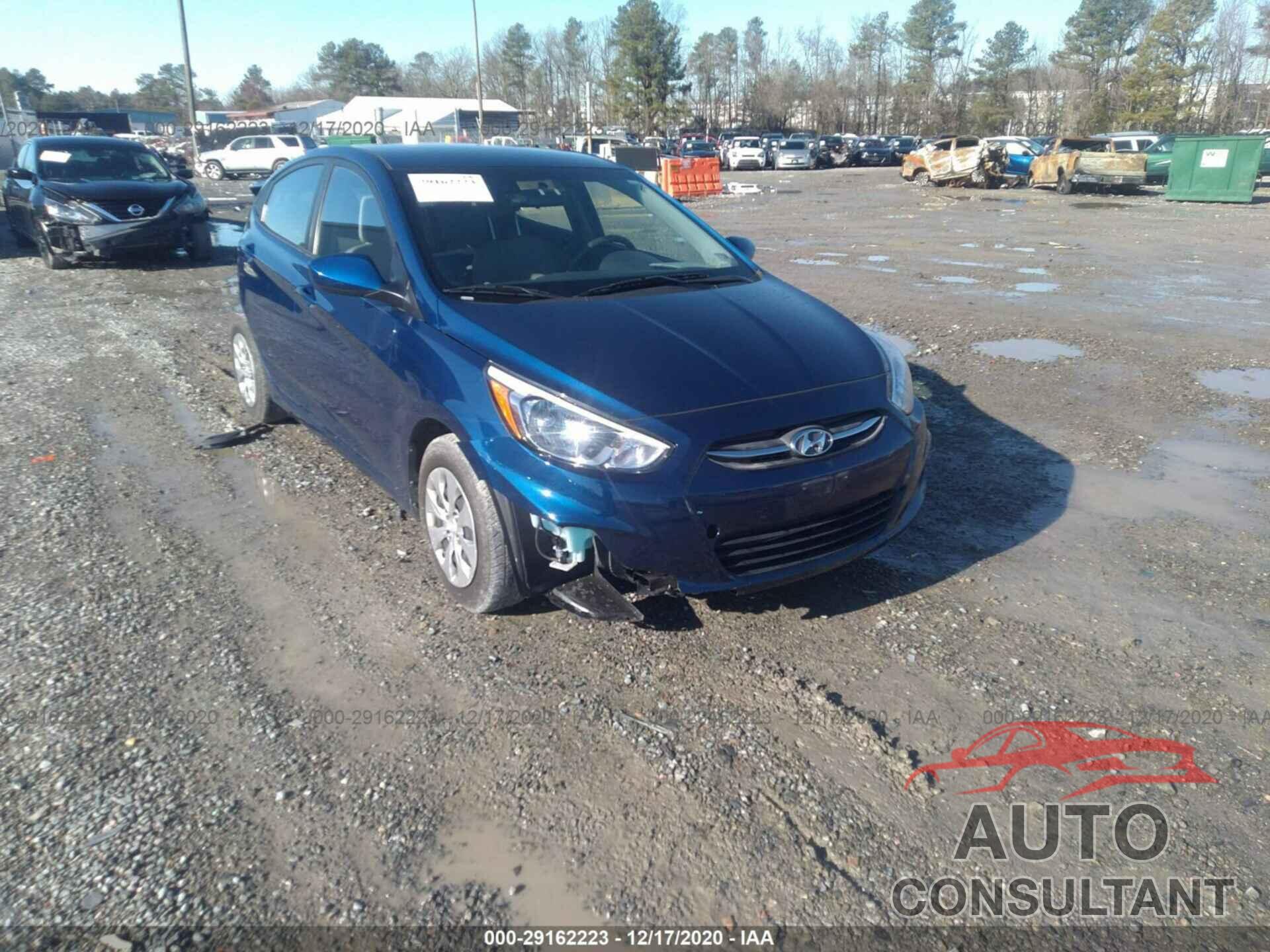 HYUNDAI ACCENT 2017 - KMHCT4AE7HU291618