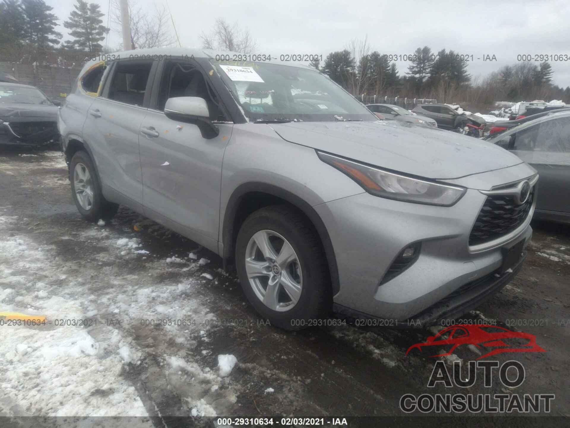 TOYOTA HIGHLANDER 2020 - 5TDBZRBH0LS500733