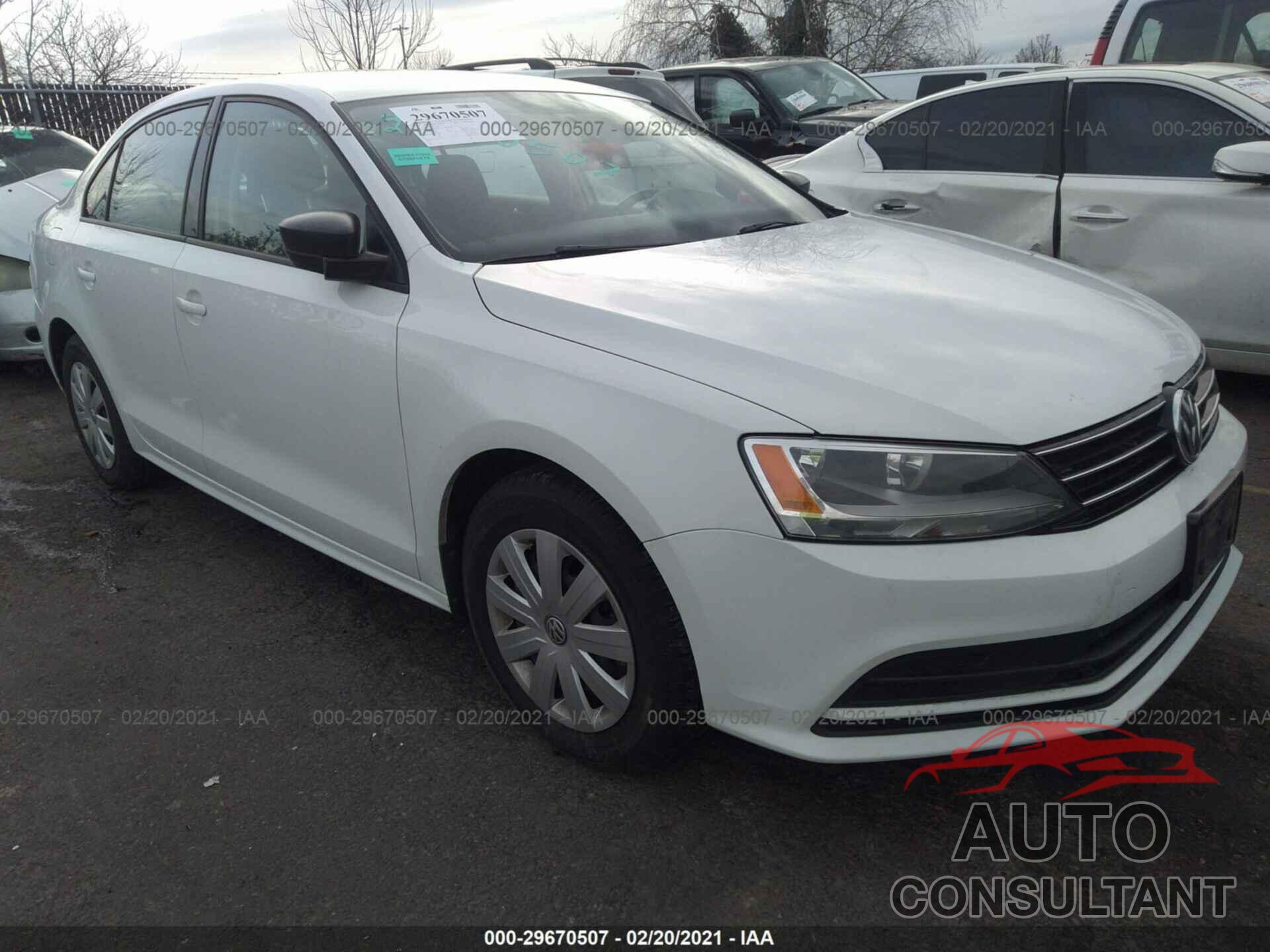 VOLKSWAGEN JETTA SEDAN 2016 - 3VW267AJ1GM314459