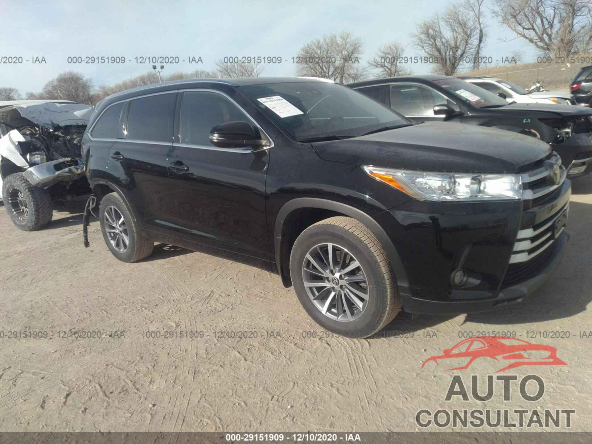 TOYOTA HIGHLANDER 2018 - 5TDJZRFHXJS863608