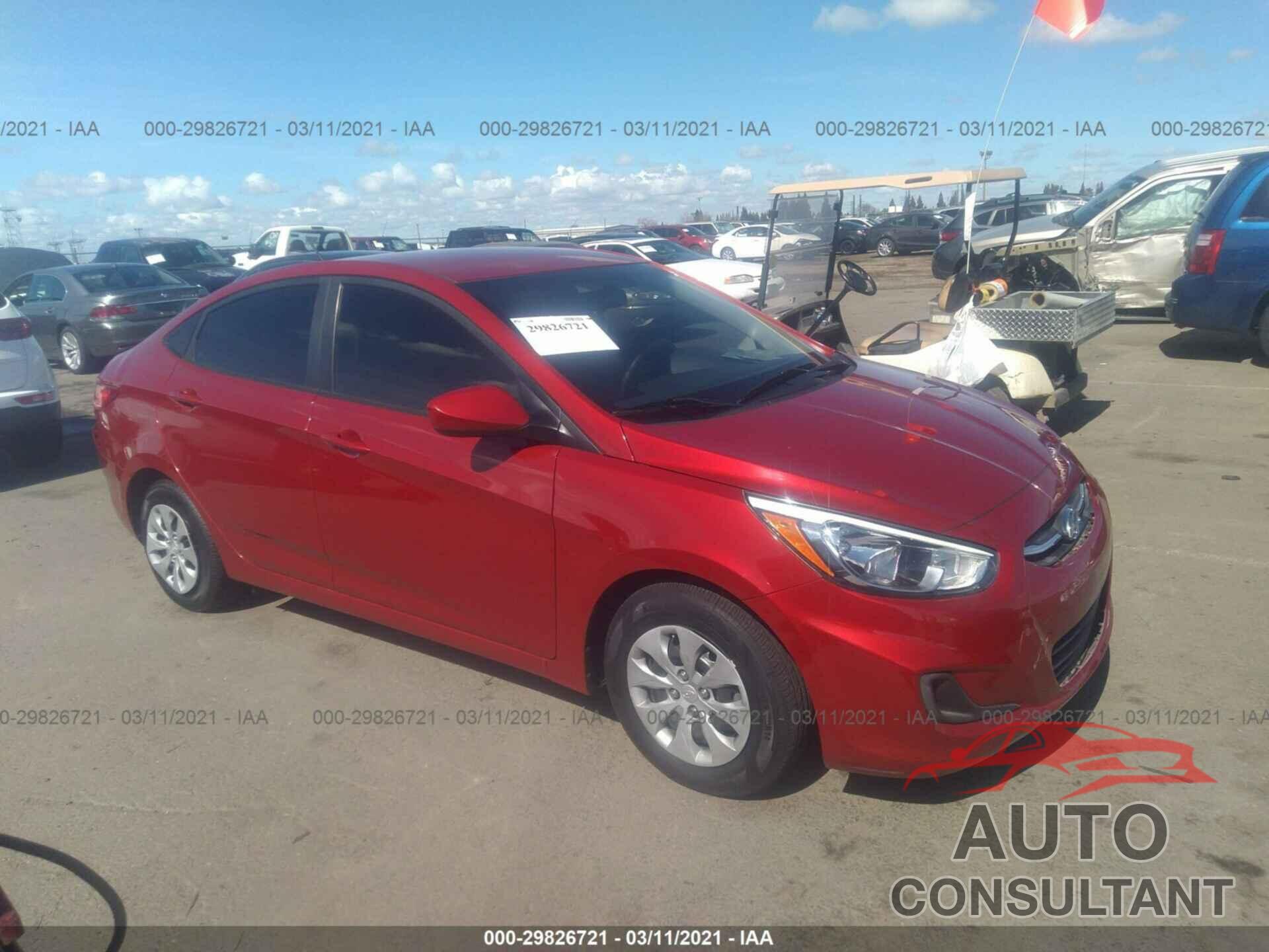 HYUNDAI ACCENT 2017 - KMHCT4AEXHU356204