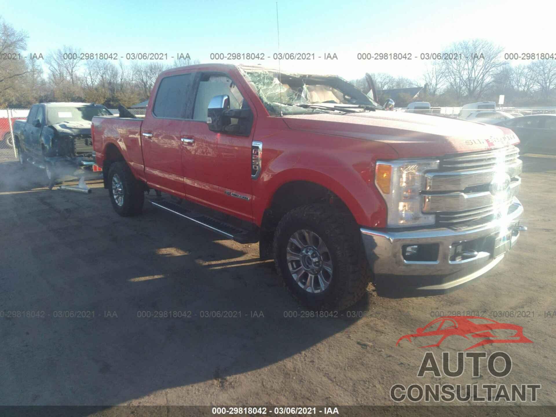 FORD SUPER DUTY F-250 SRW 2017 - 1FT7W2BT3HEB68617