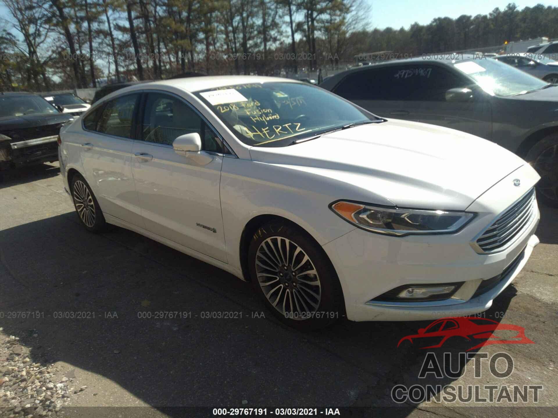 FORD FUSION HYBRID 2018 - 3FA6P0RU8JR219016