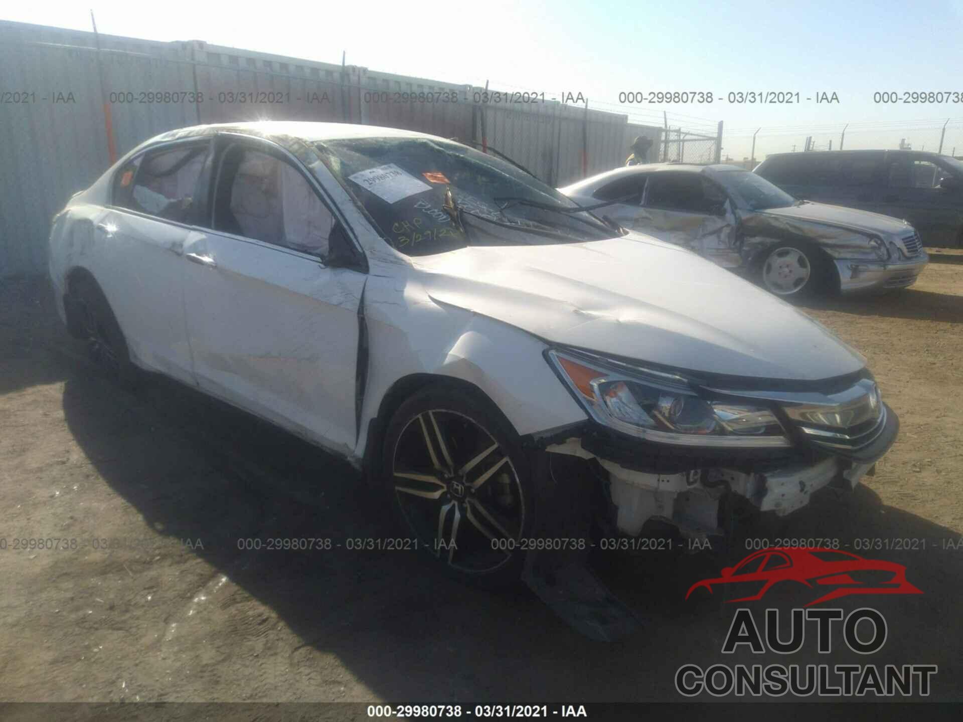 HONDA ACCORD SEDAN 2016 - 1HGCR2F53GA078134