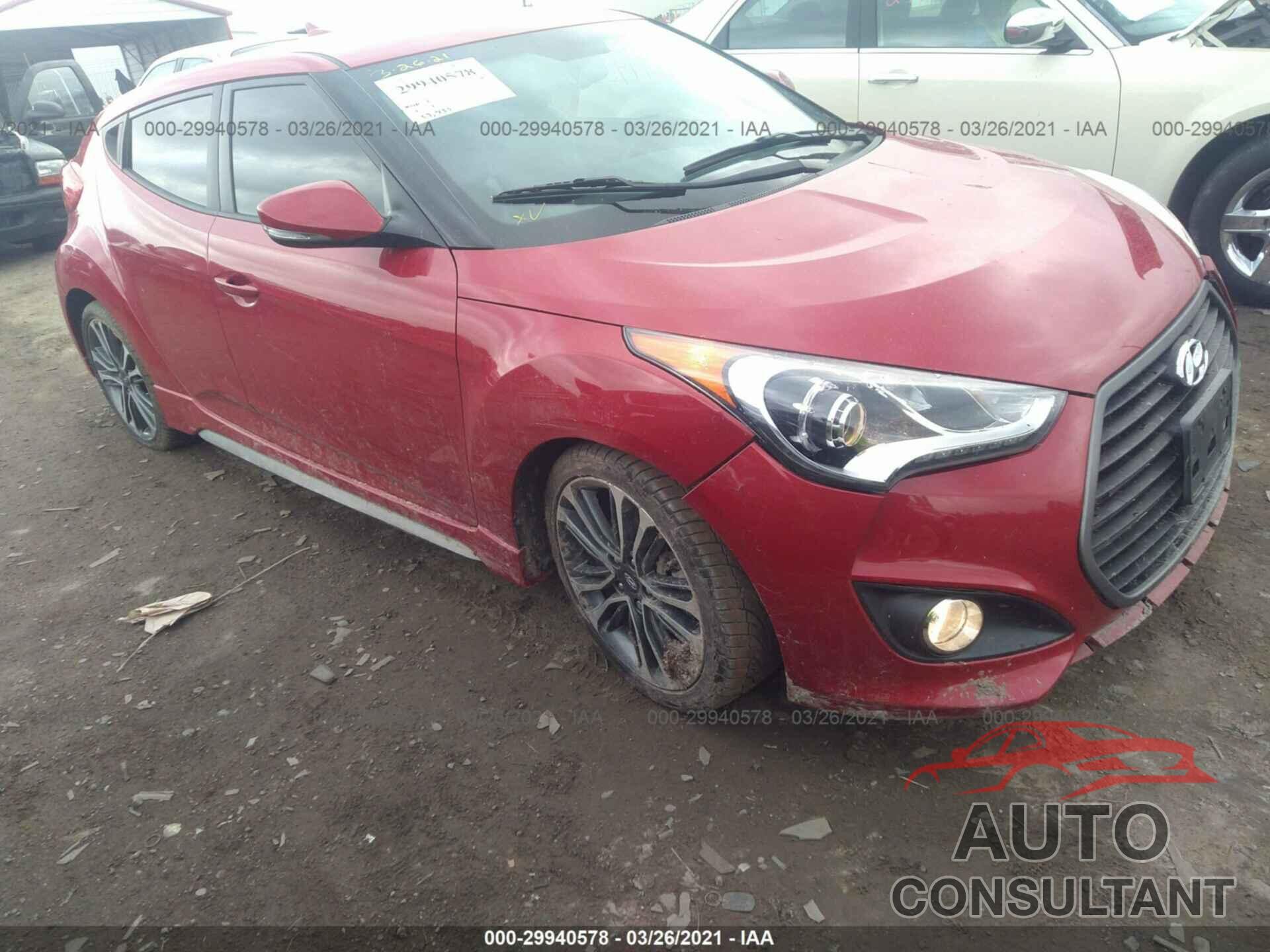 HYUNDAI VELOSTER 2016 - KMHTC6AE4GU288508