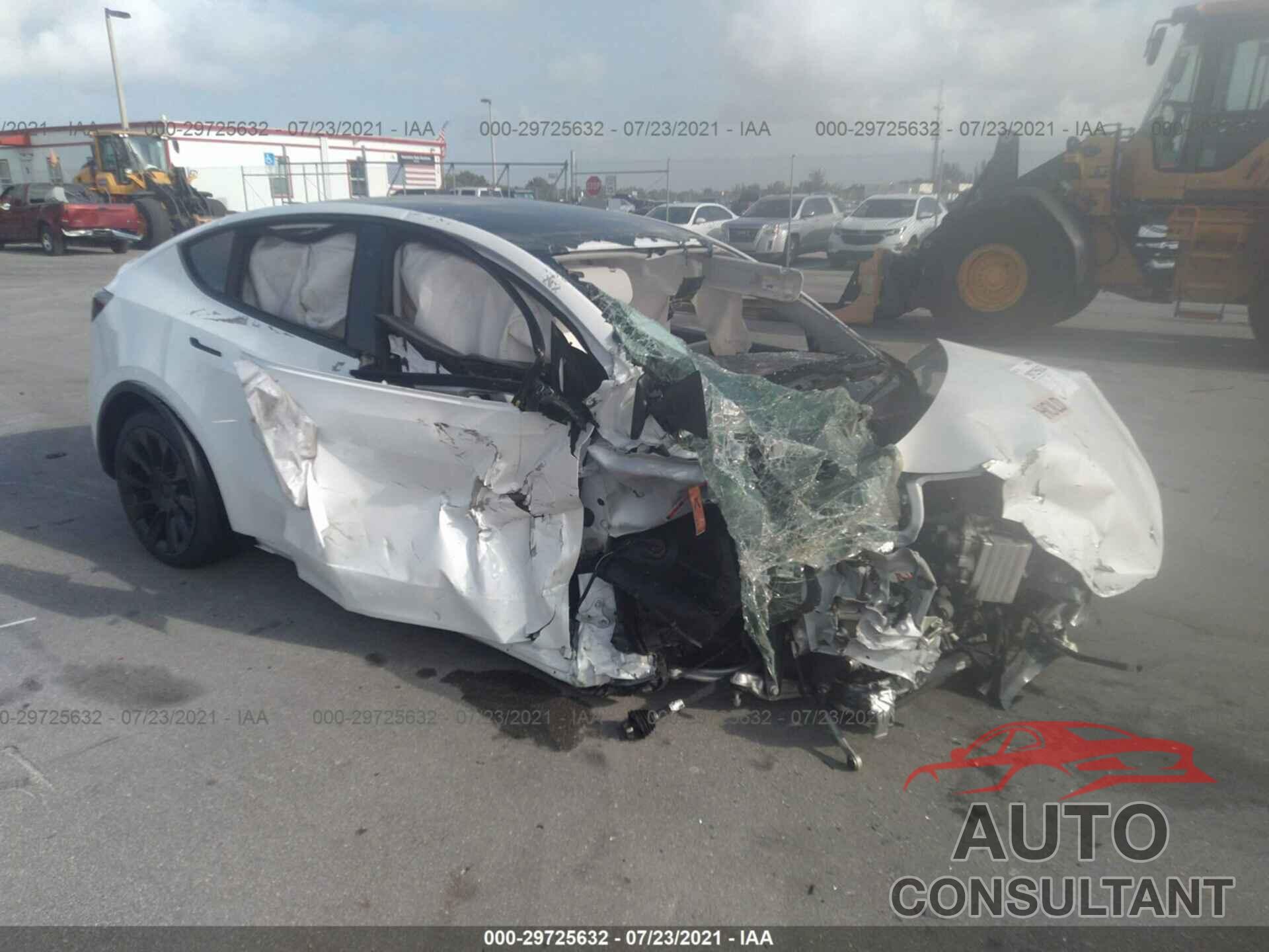 TESLA MODEL Y 2020 - 5YJYGDEE9LF058544
