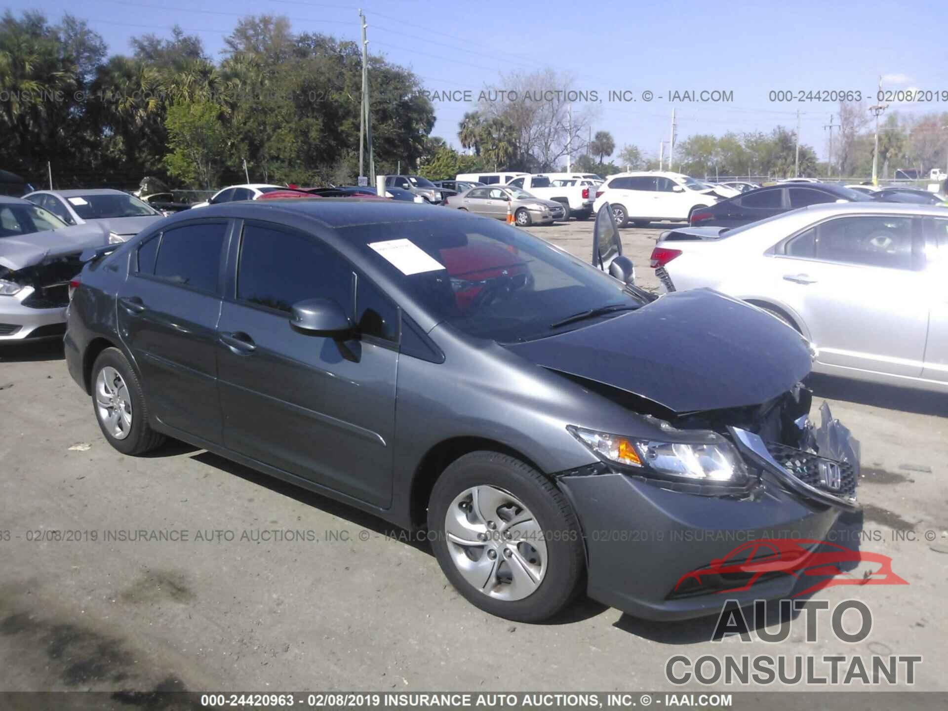 HONDA CIVIC 2013 - 2HGFB2F56DH571692