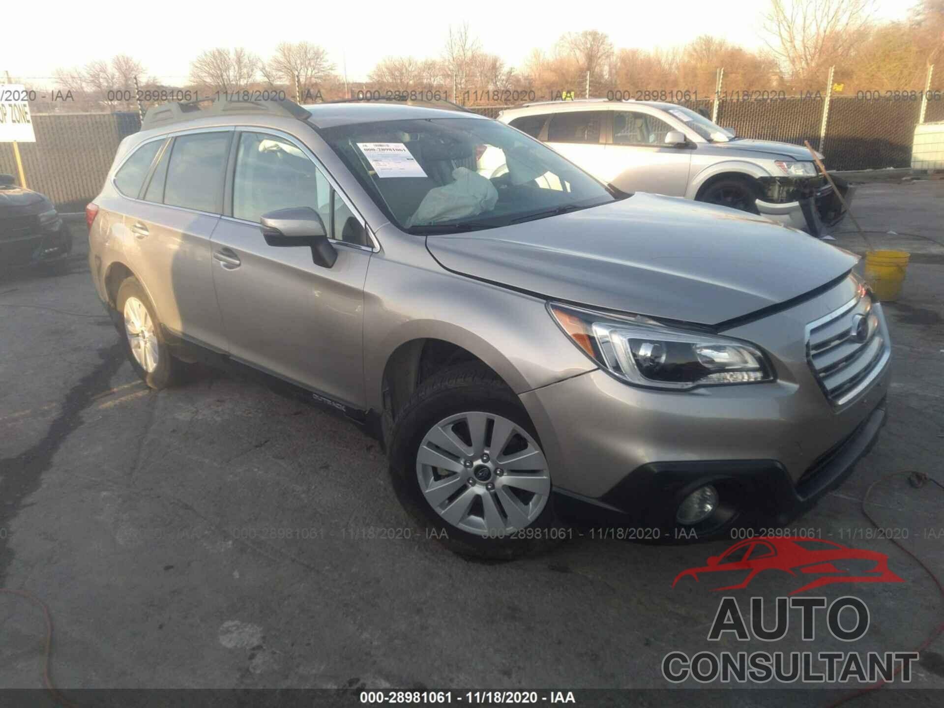 SUBARU OUTBACK 2016 - 4S4BSBFC2G3226478
