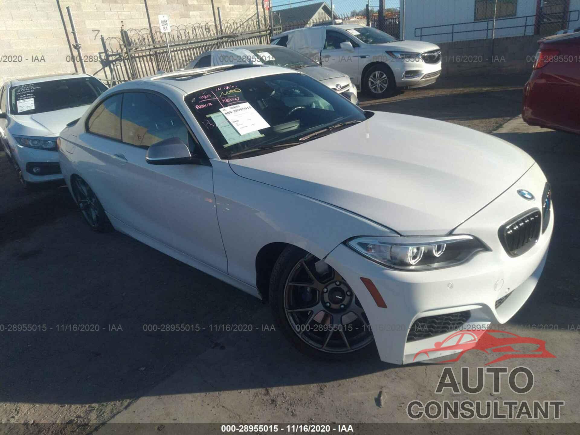 BMW 2 SERIES 2016 - WBA1J7C52GV360298